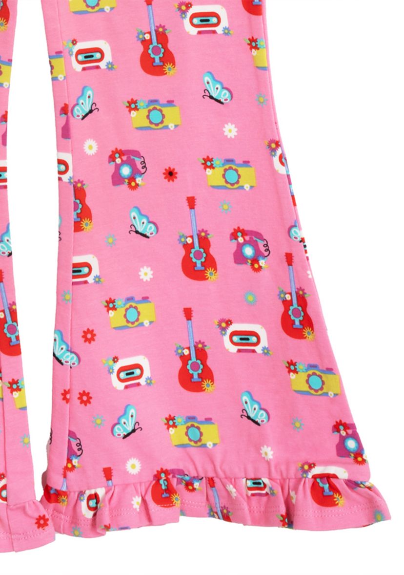 Toddler Girls Printed Flare Leggings