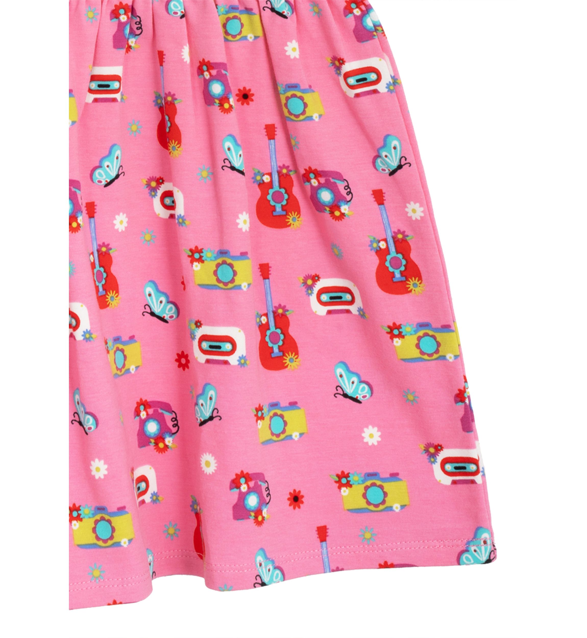 Toddler Girls Printed Tiered Dress