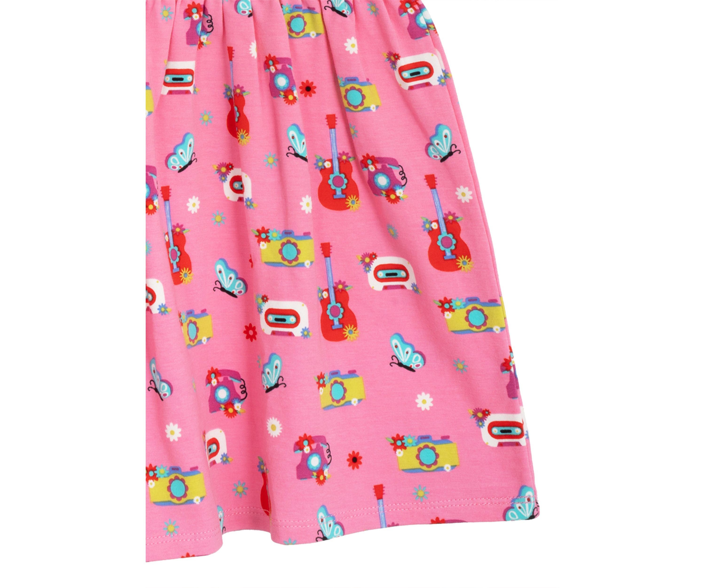 Toddler Girls Printed Tiered Dress