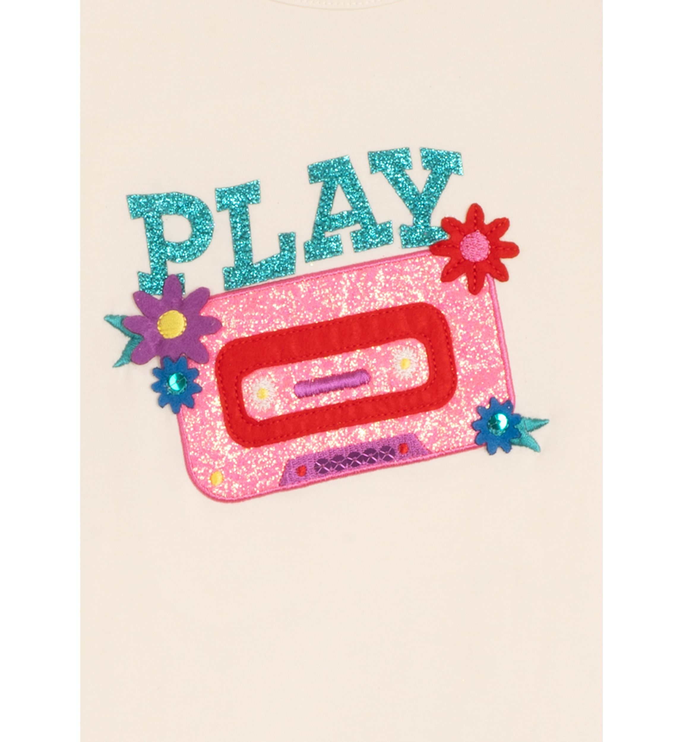 Toddler Girls Long Sleeve Play Tape Top