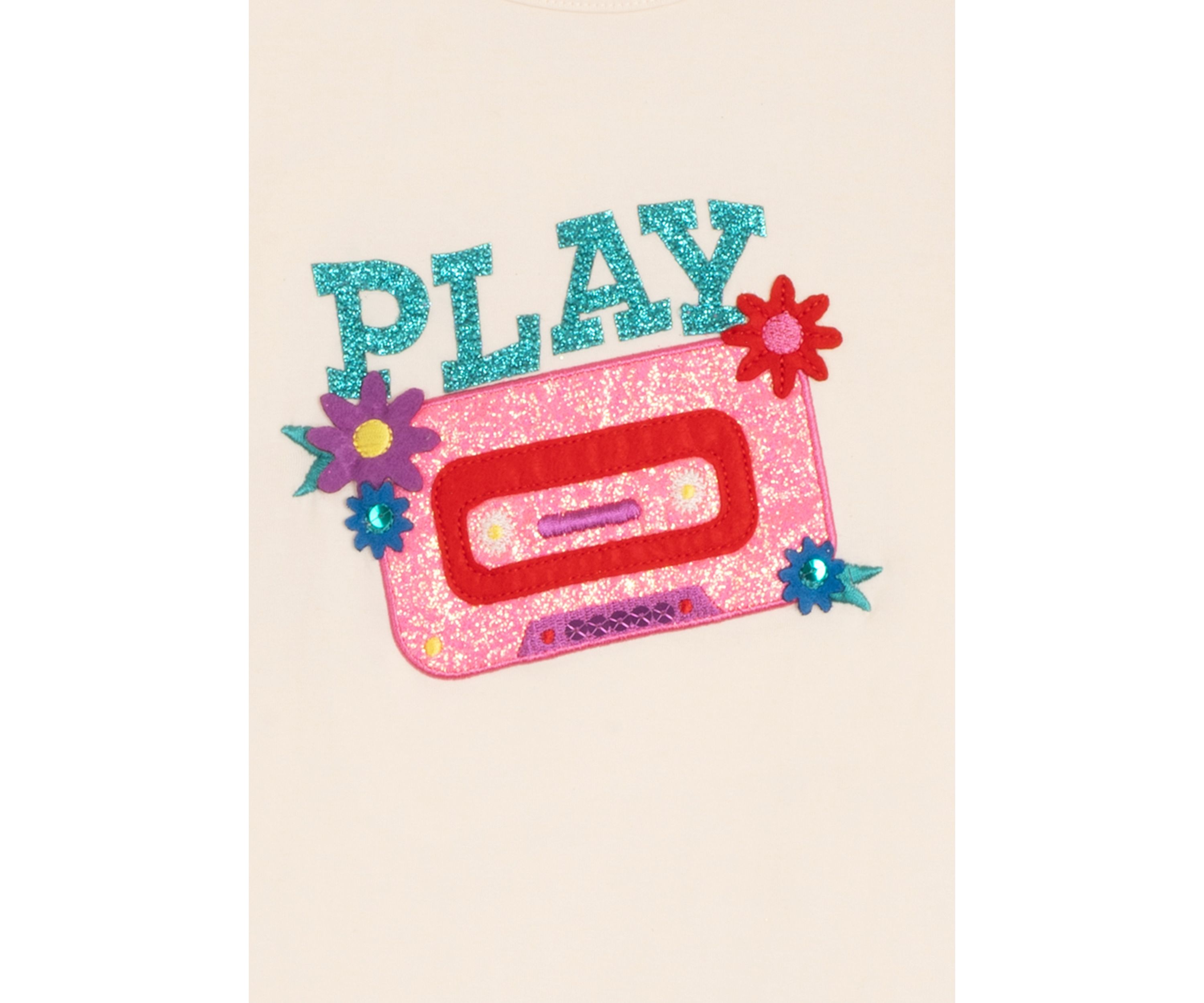 Toddler Girls Long Sleeve Play Tape Top