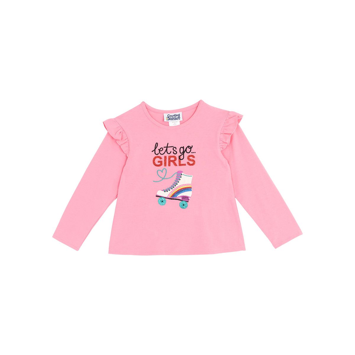 Toddler Girls Lets Go Graphic T-Shirt