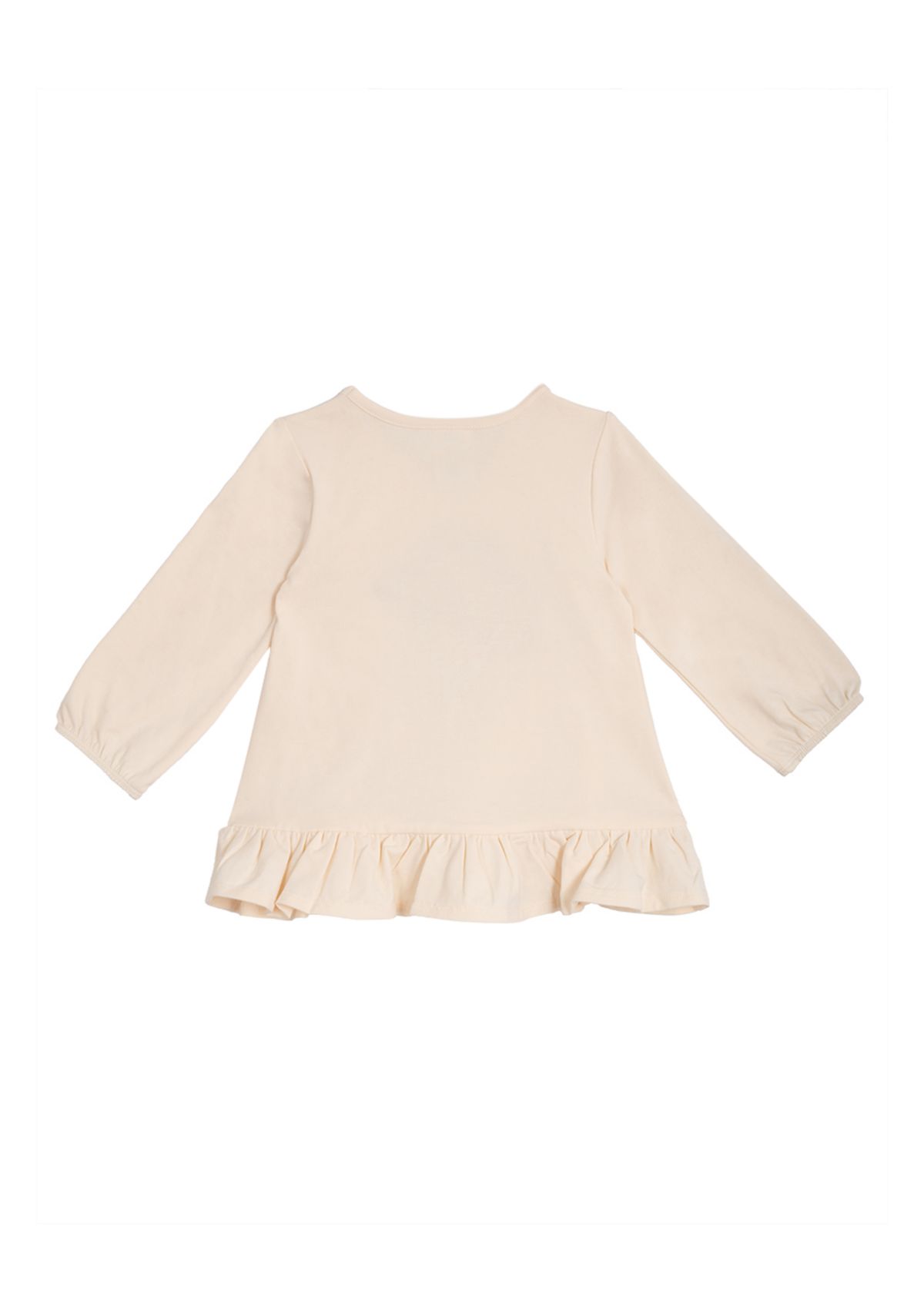 Toddler Girls Cowboy Hat Appliqué Top