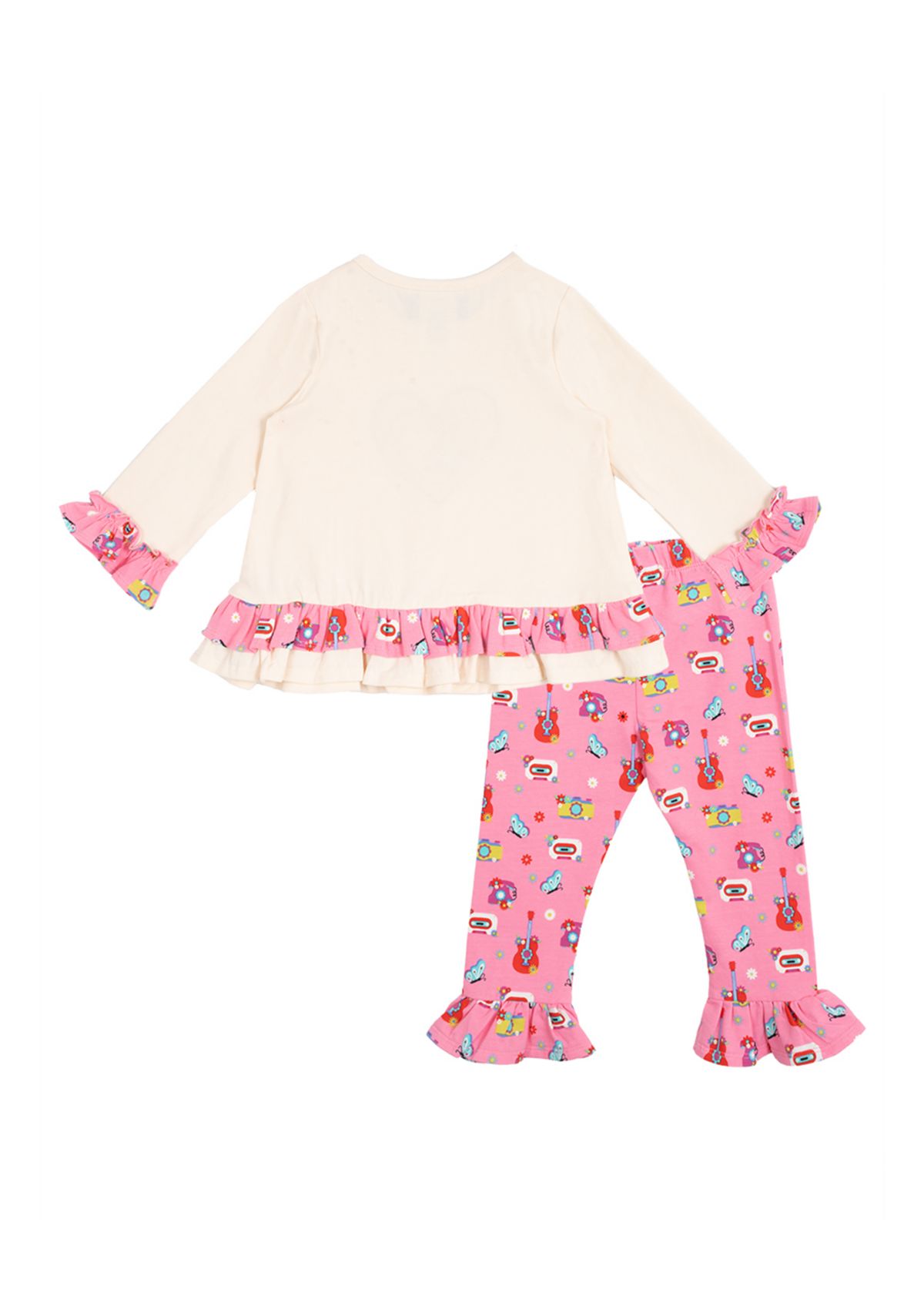 Baby Girls Heart Appliqué Top and Leggings Set