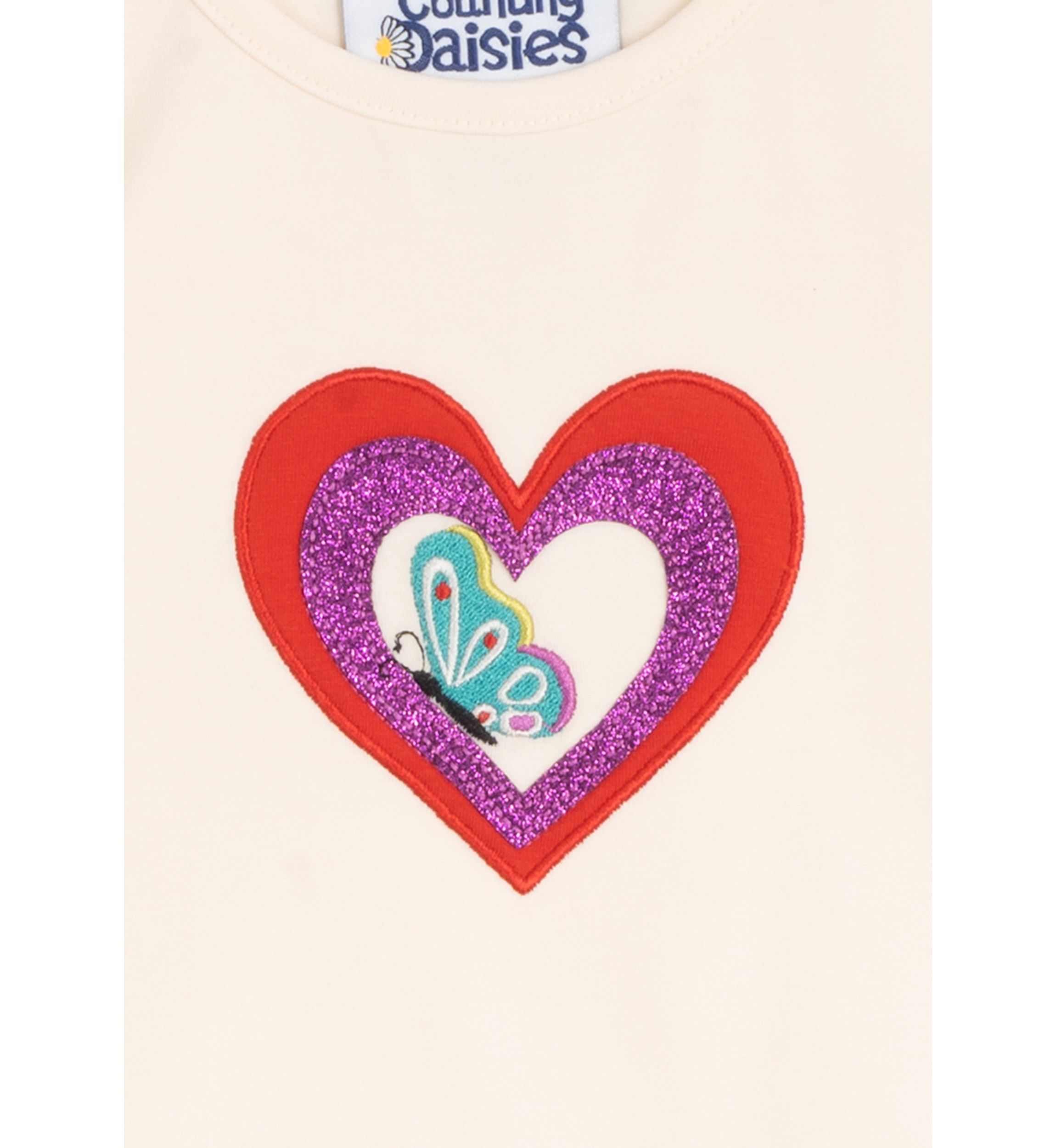 Baby Girls Heart Appliqué Top and Leggings Set