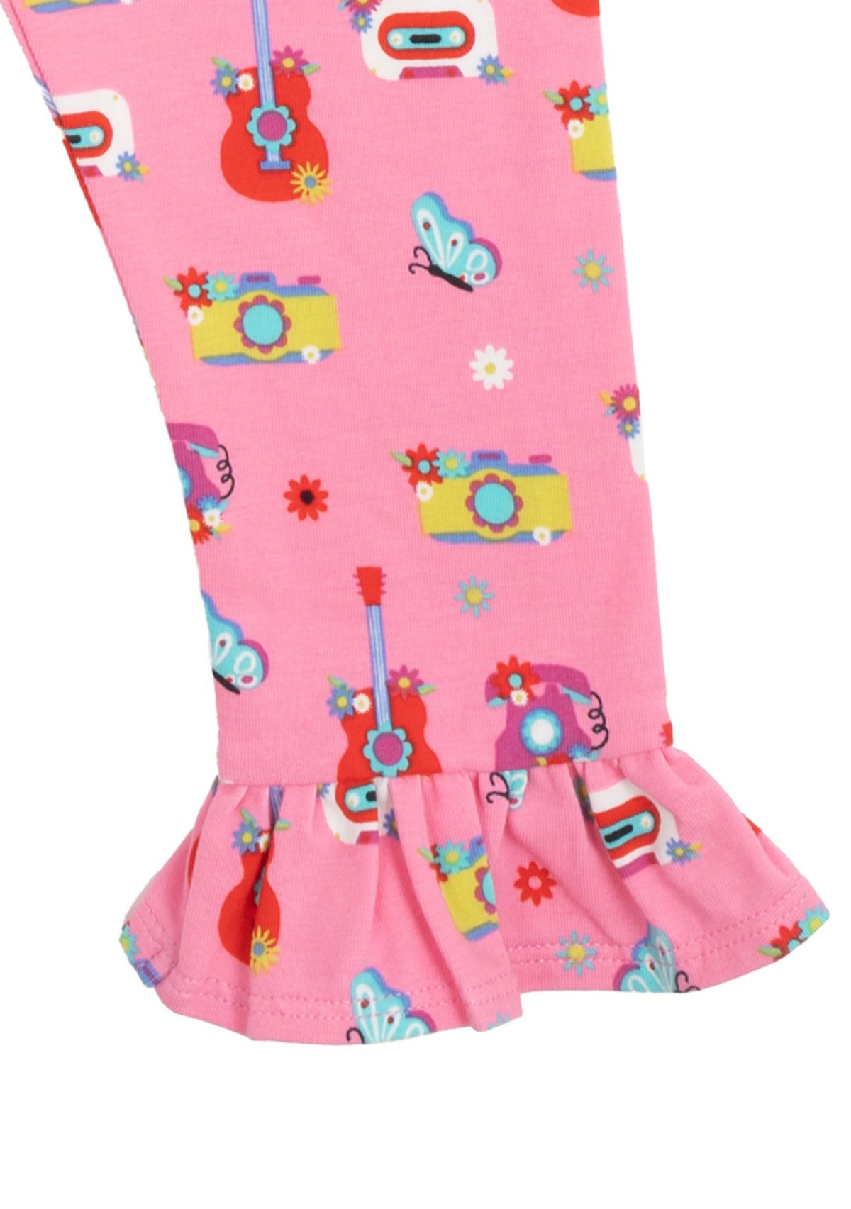 Baby Girls Heart Appliqué Top and Leggings Set