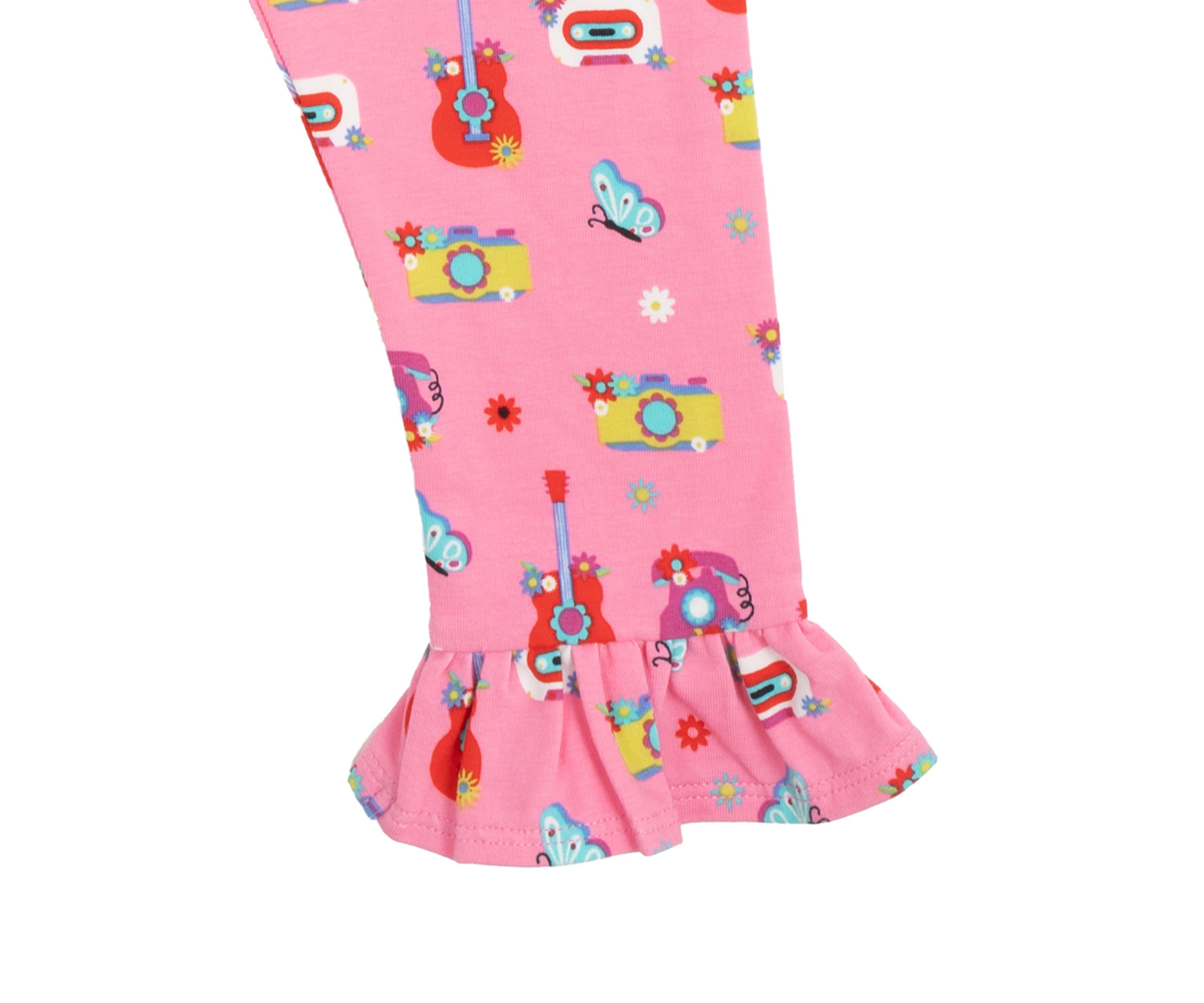 Baby Girls Heart Appliqué Top and Leggings Set