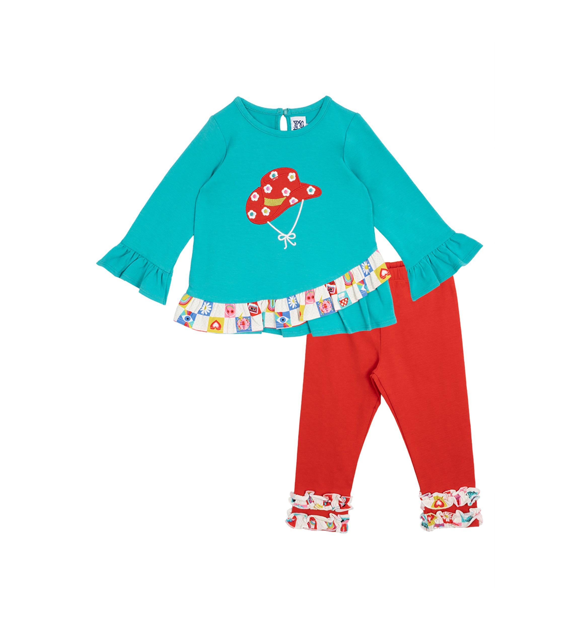 Baby Girls Cowboy Hat Set