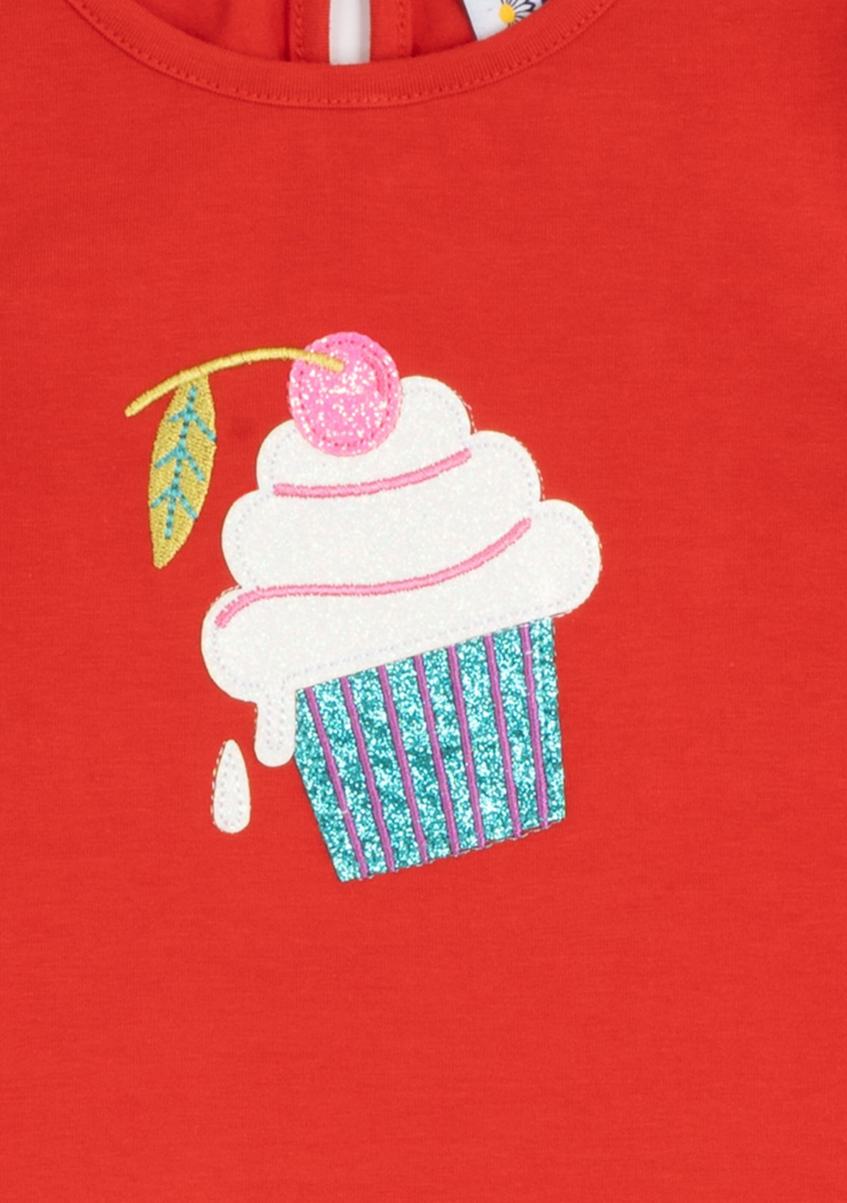 Baby Girls Cupcake Appliqué Top and Leggings Set