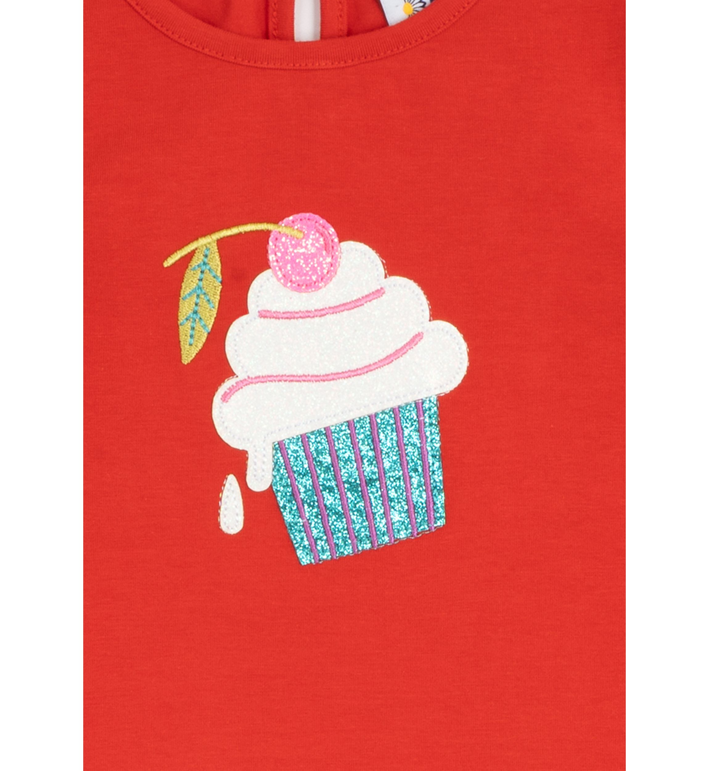 Baby Girls Cupcake Appliqué Top and Leggings Set