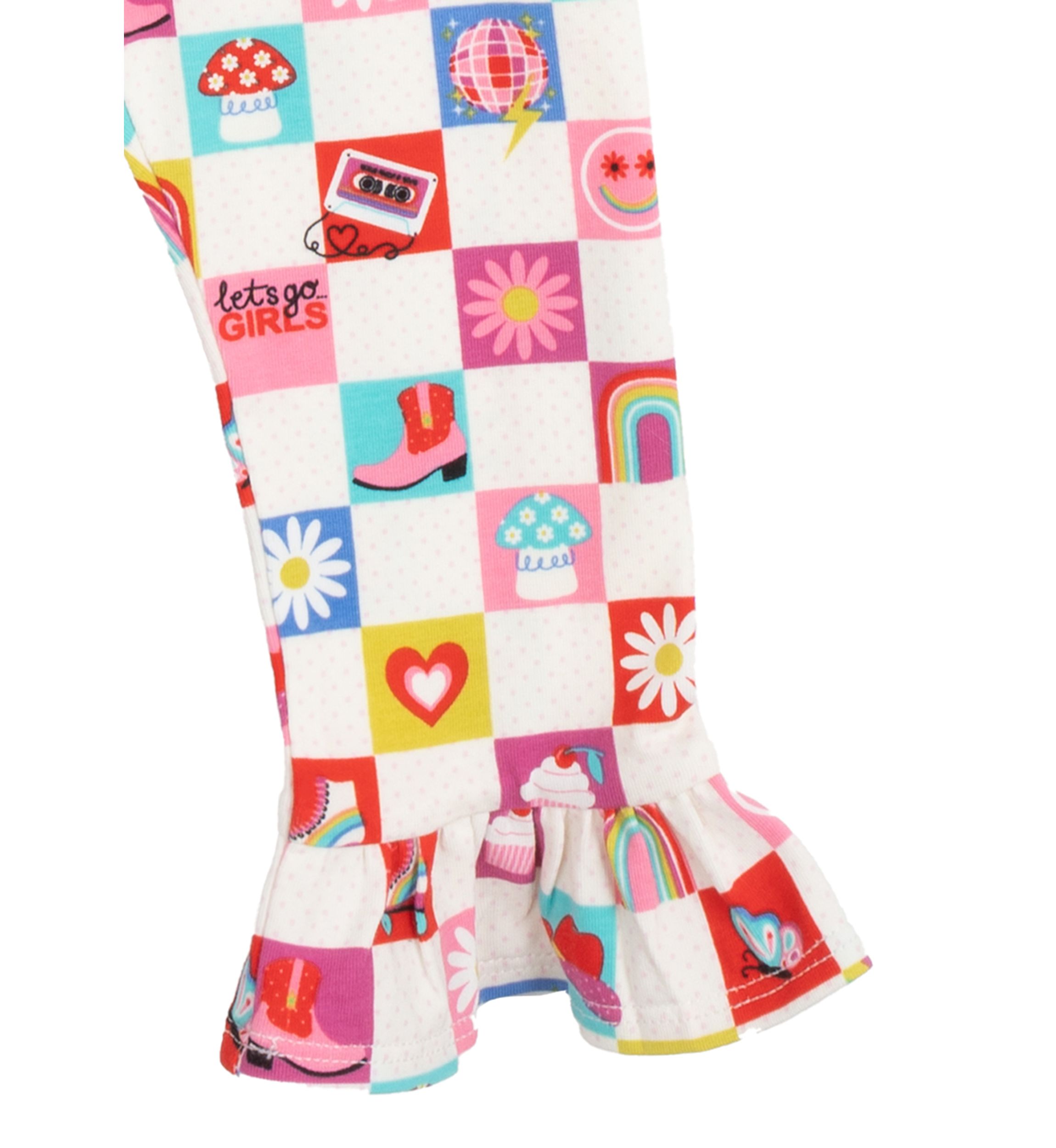 Baby Girls Cupcake Appliqué Top and Leggings Set