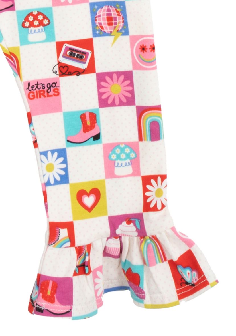 Baby Girls Cupcake Appliqué Top and Leggings Set