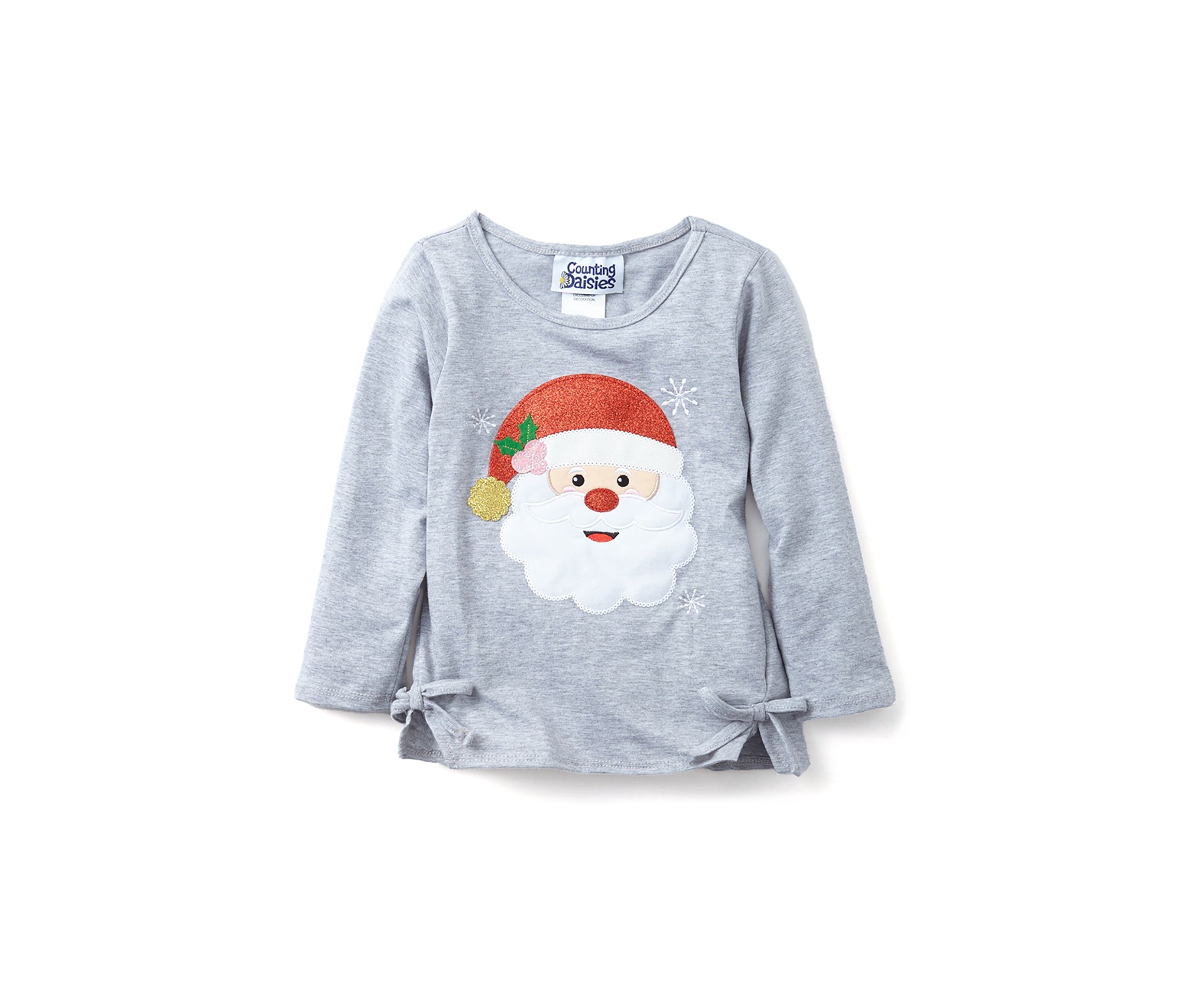 Toddler Girls Knit Appliqué Top