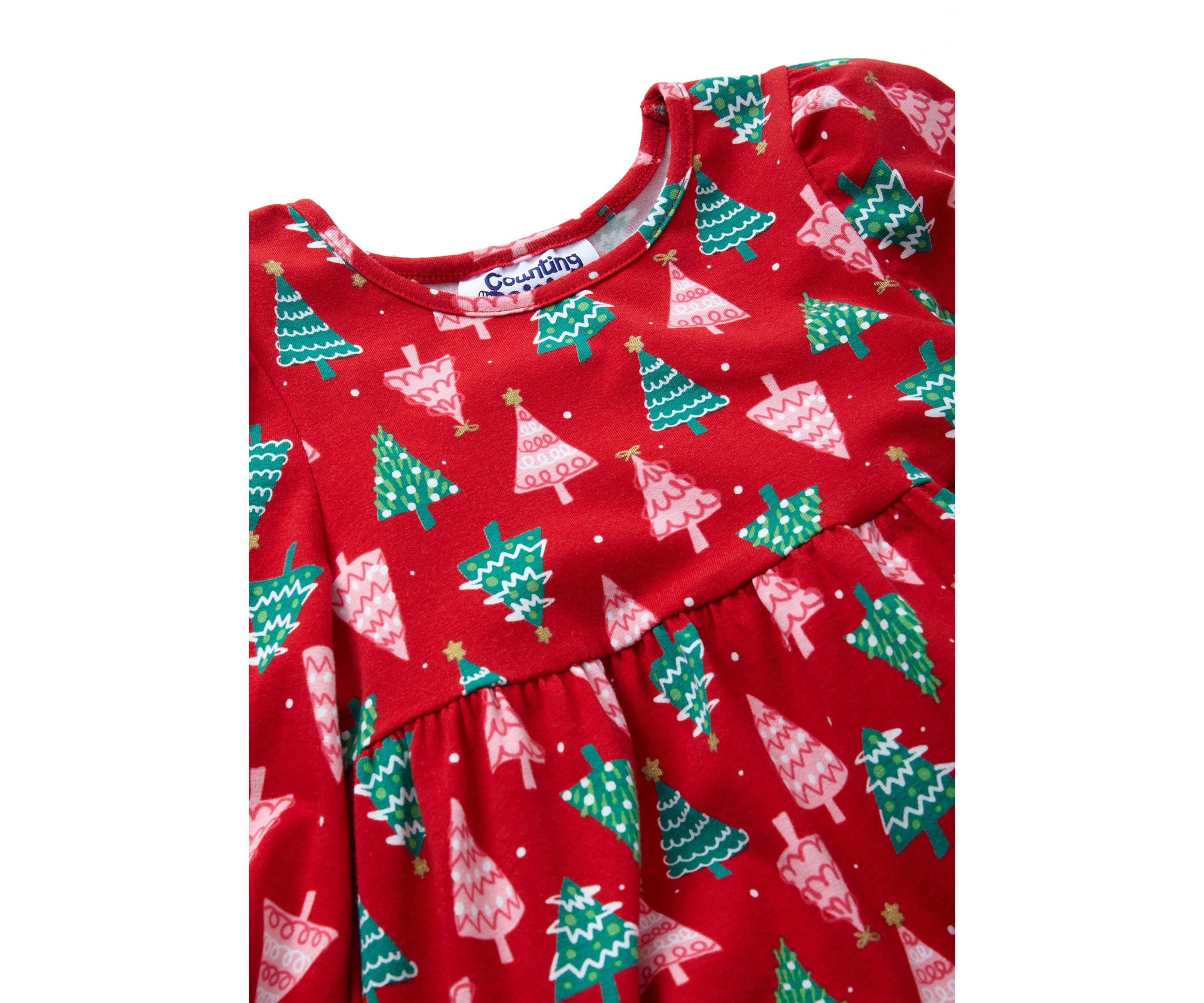 Toddler Girls Printed Knit Dress