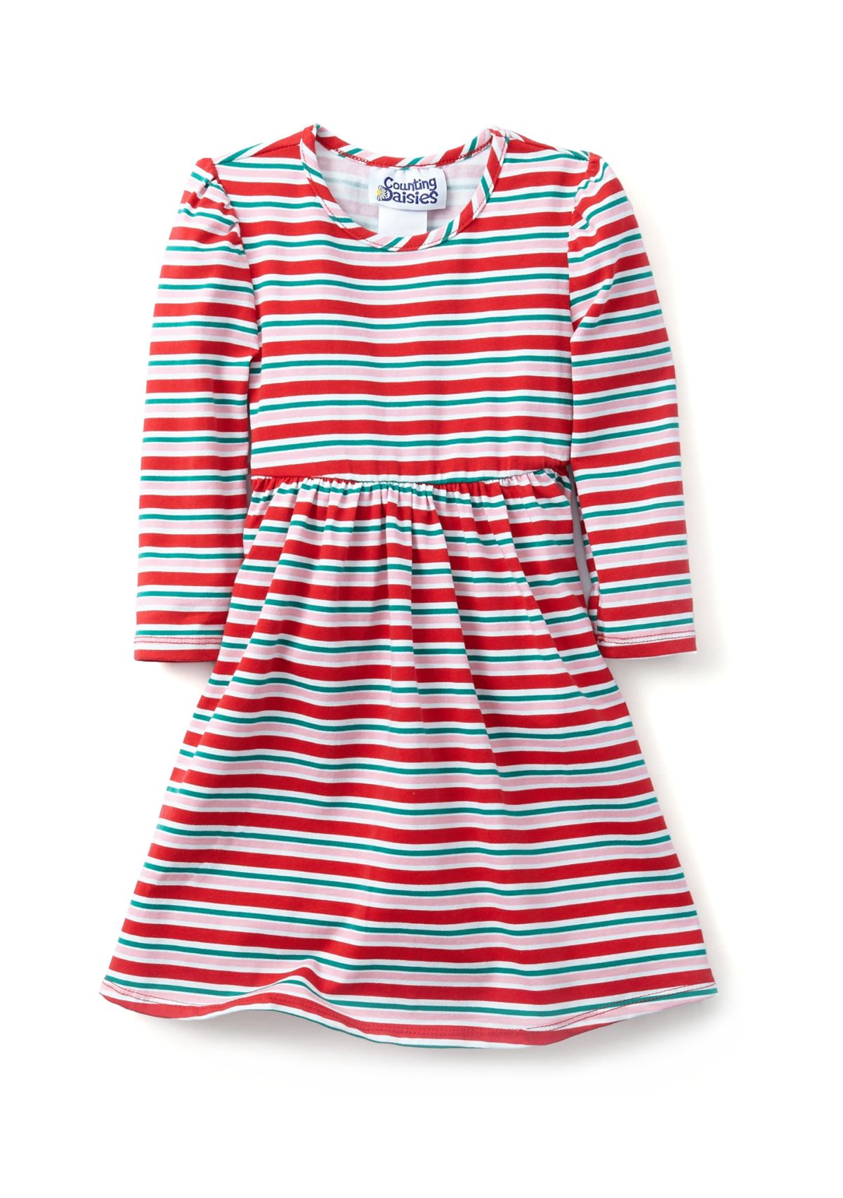 Toddler Girls Stripe Printed Dress