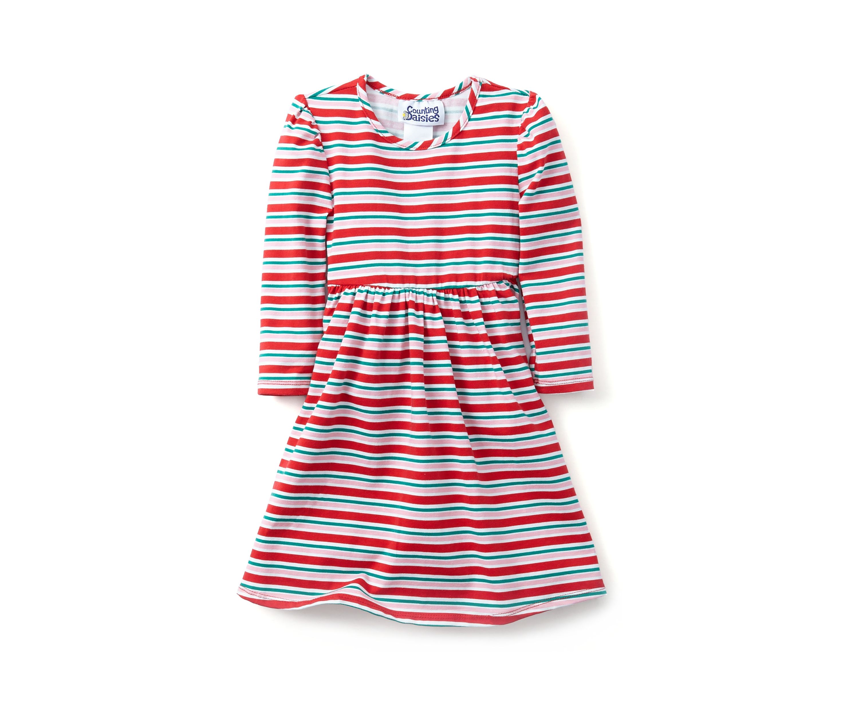 Toddler Girls Stripe Printed Dress