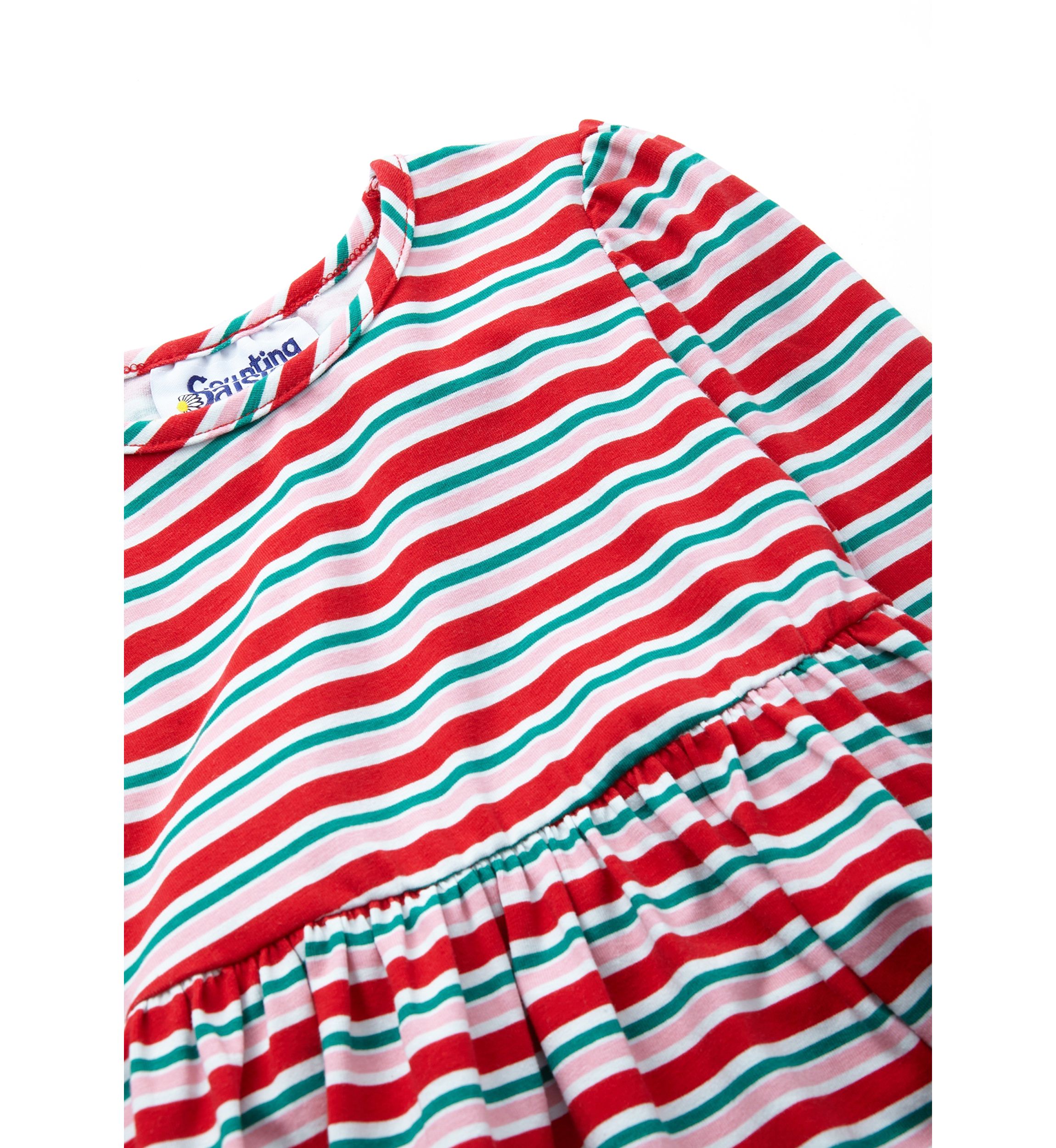 Toddler Girls Stripe Printed Dress