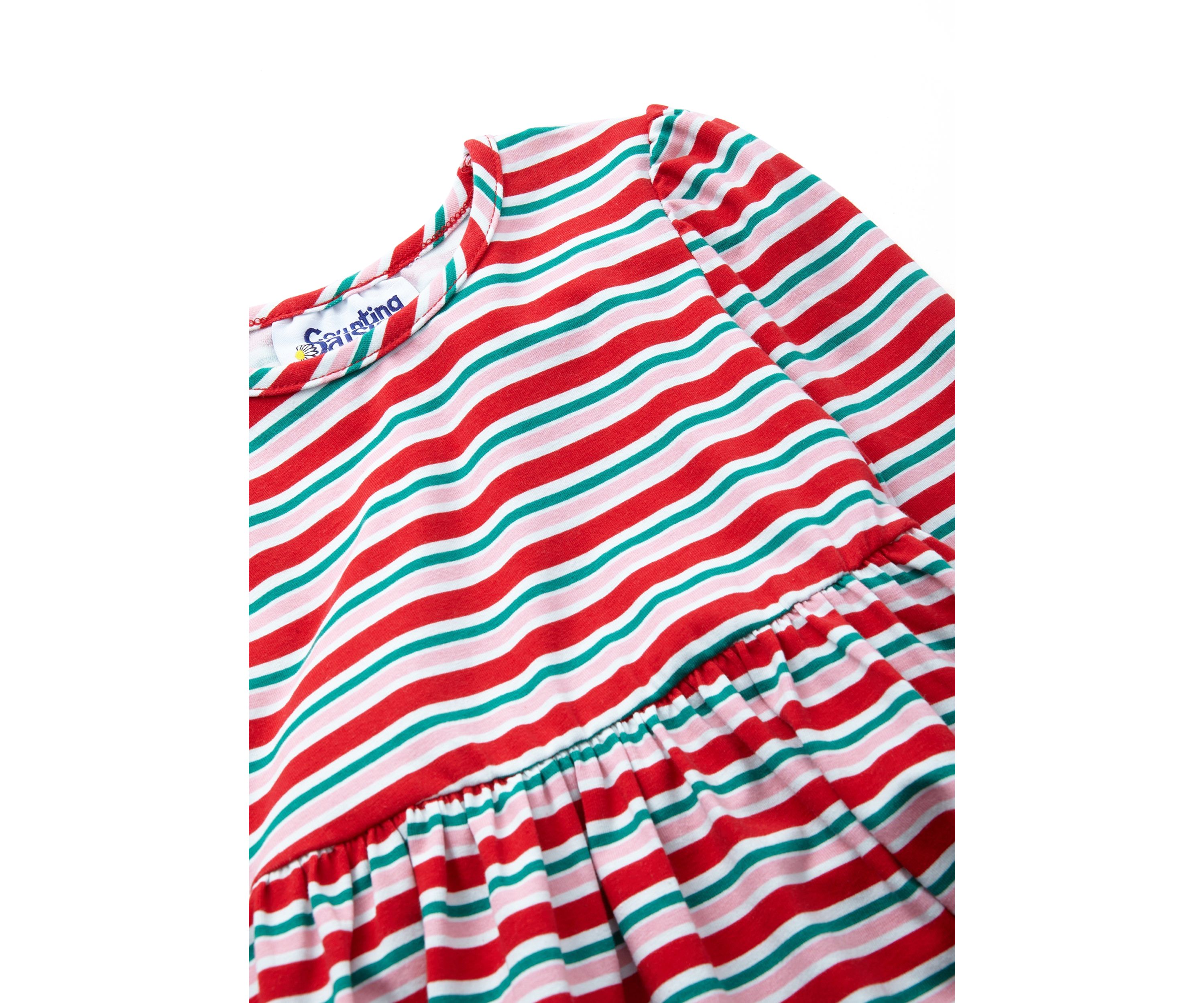 Toddler Girls Stripe Printed Dress