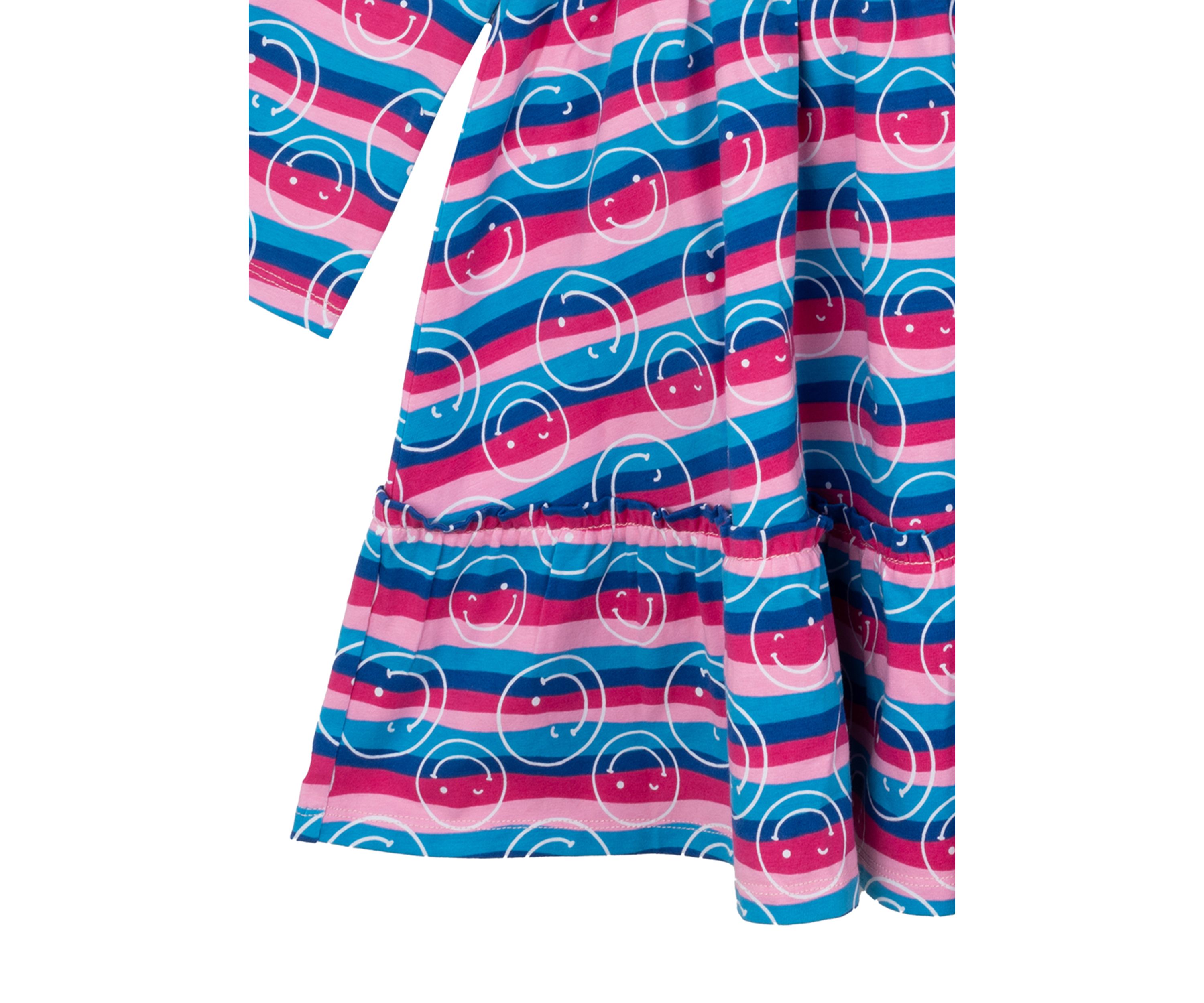 Toddler Girls Smiley Printed Dress