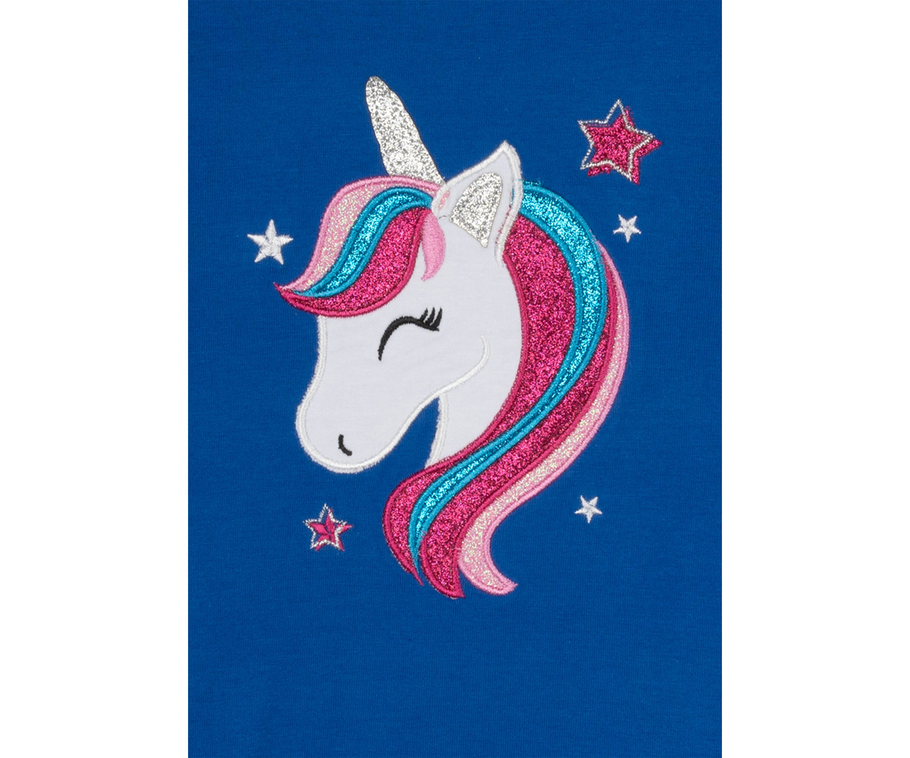 Toddler Girls Unicorn Applique Top