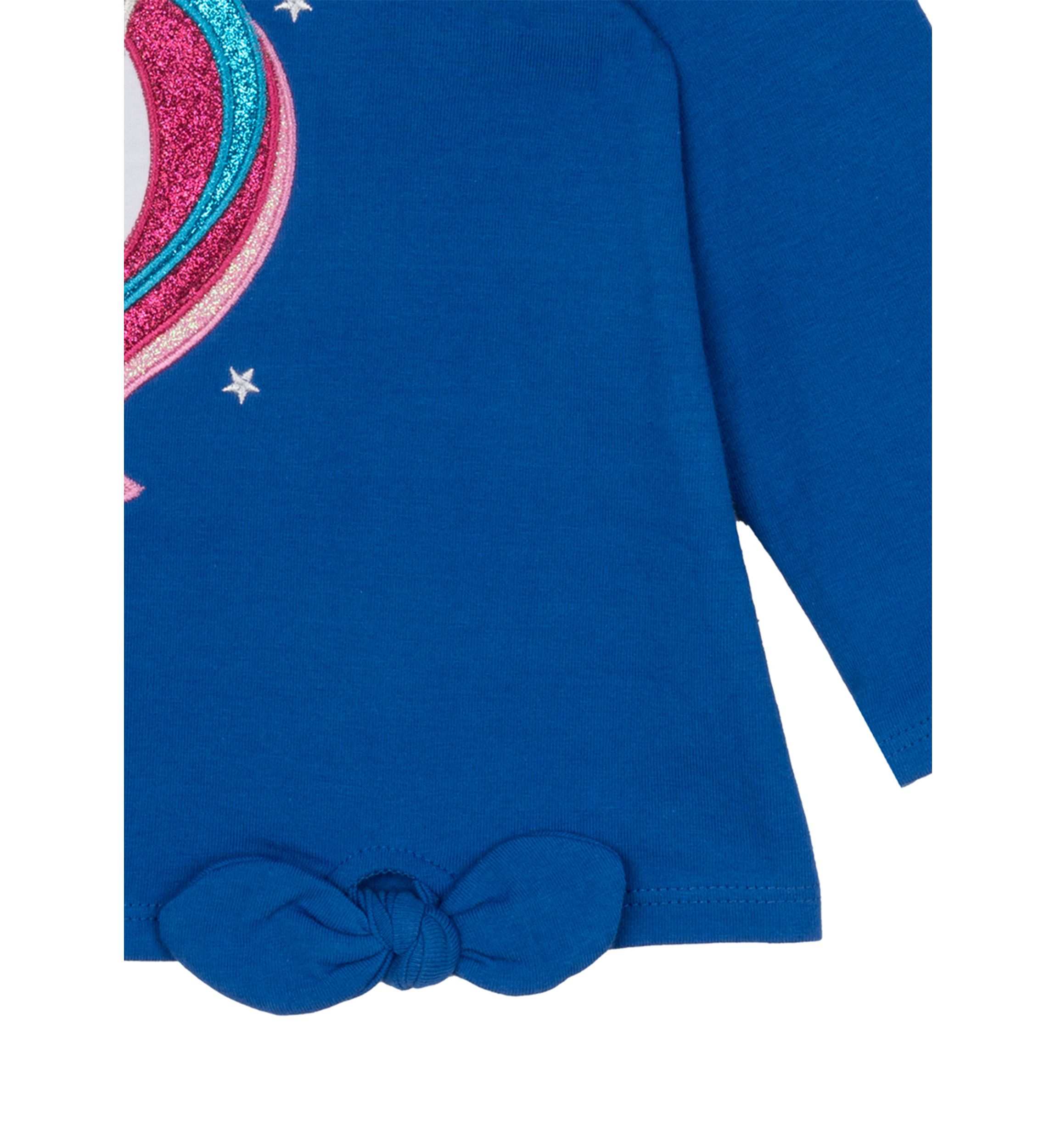 Toddler Girls Unicorn Applique Top