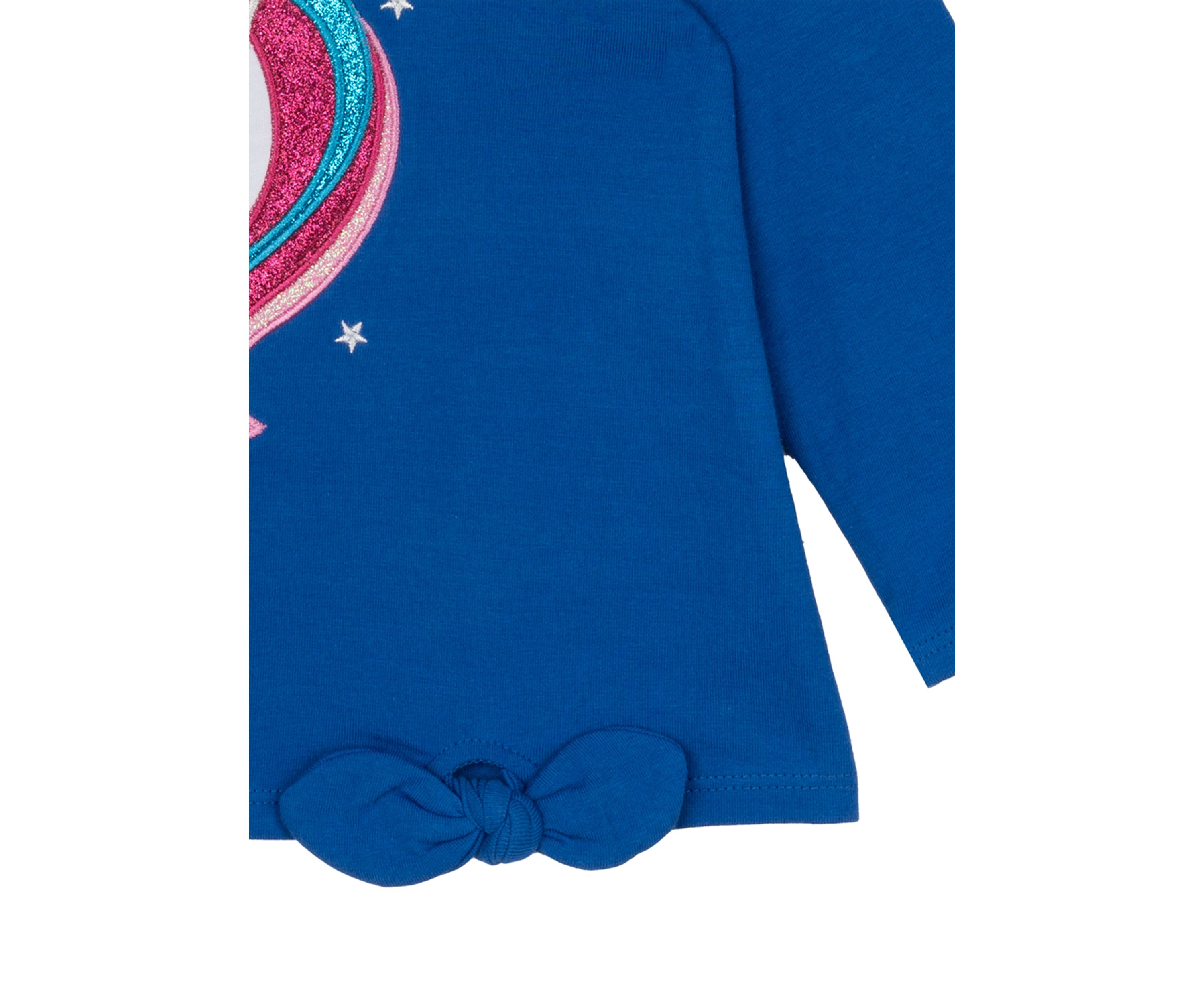 Toddler Girls Unicorn Applique Top