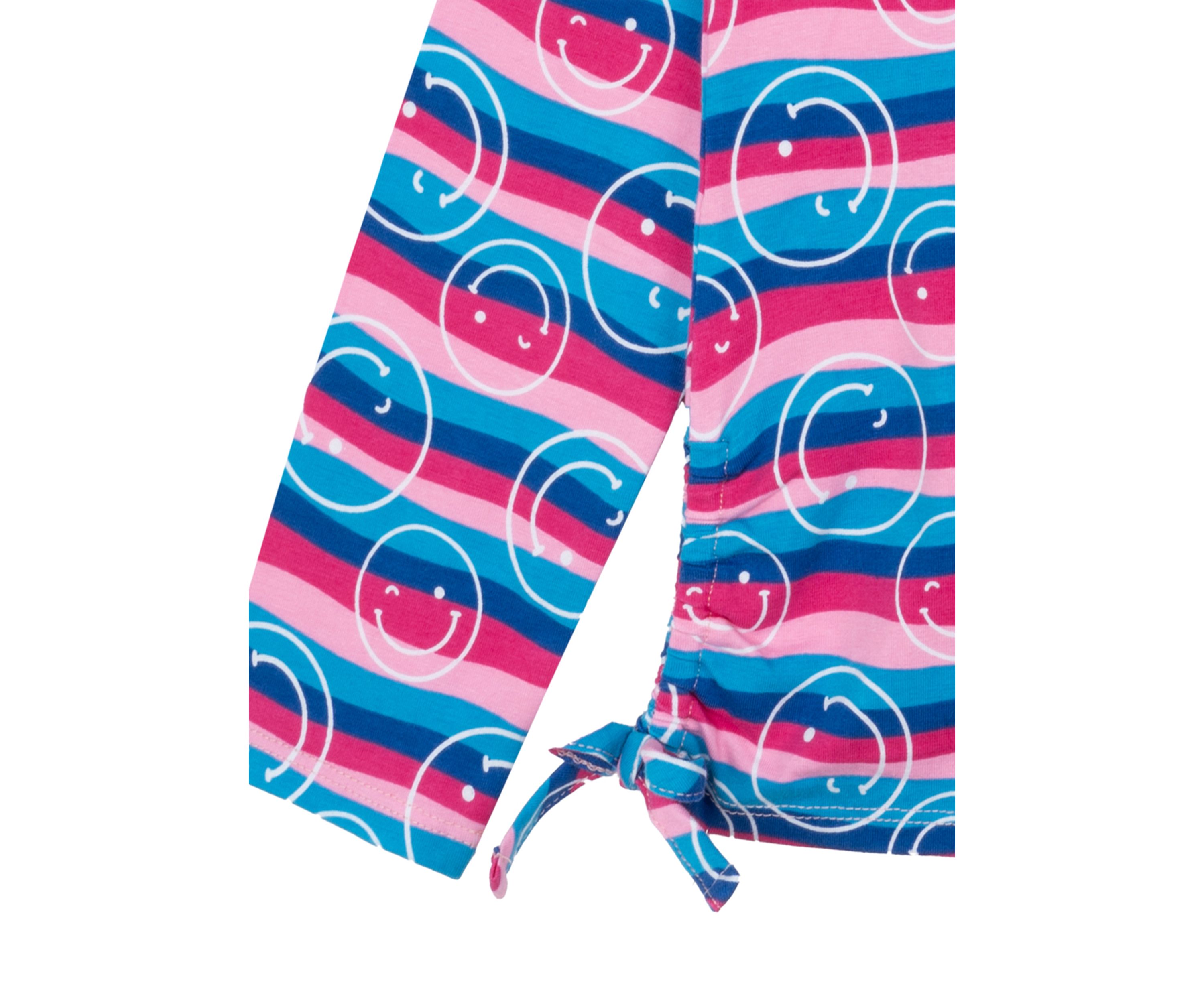 Toddler Girls Smiley Printed Dress
