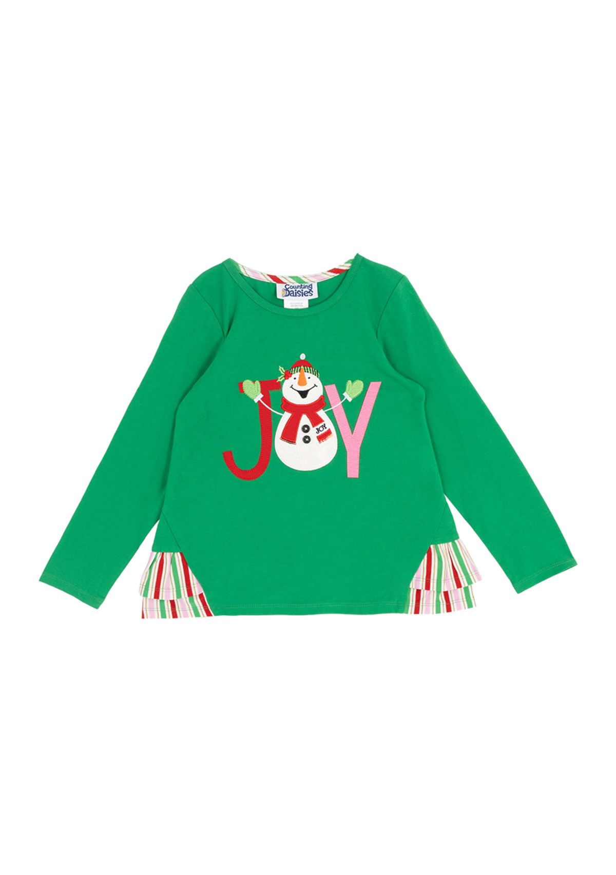 Toddler Girls Long Sleeve Joy Graphic T-Shirt 