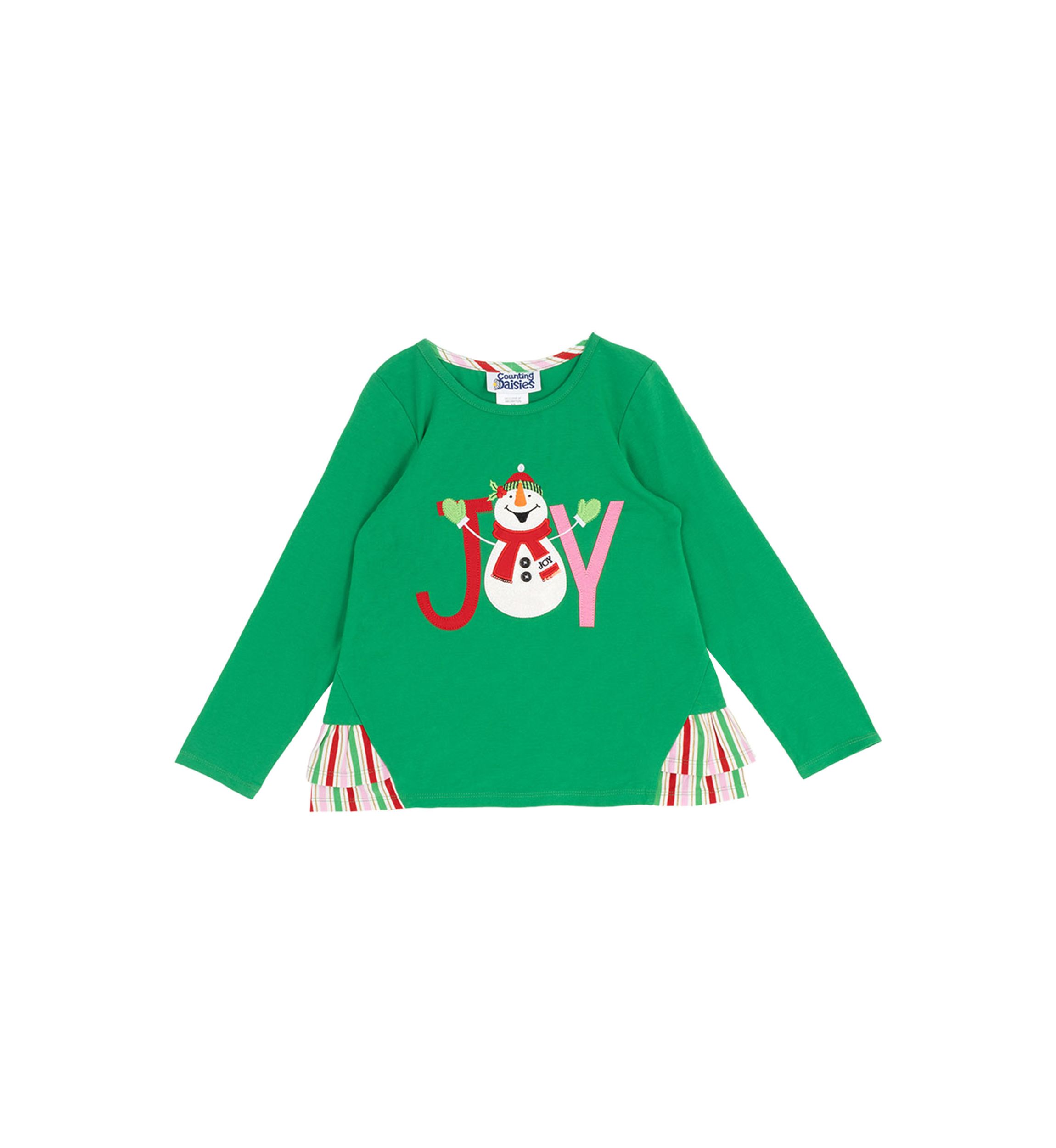 Toddler Girls Long Sleeve Joy Graphic T-Shirt 