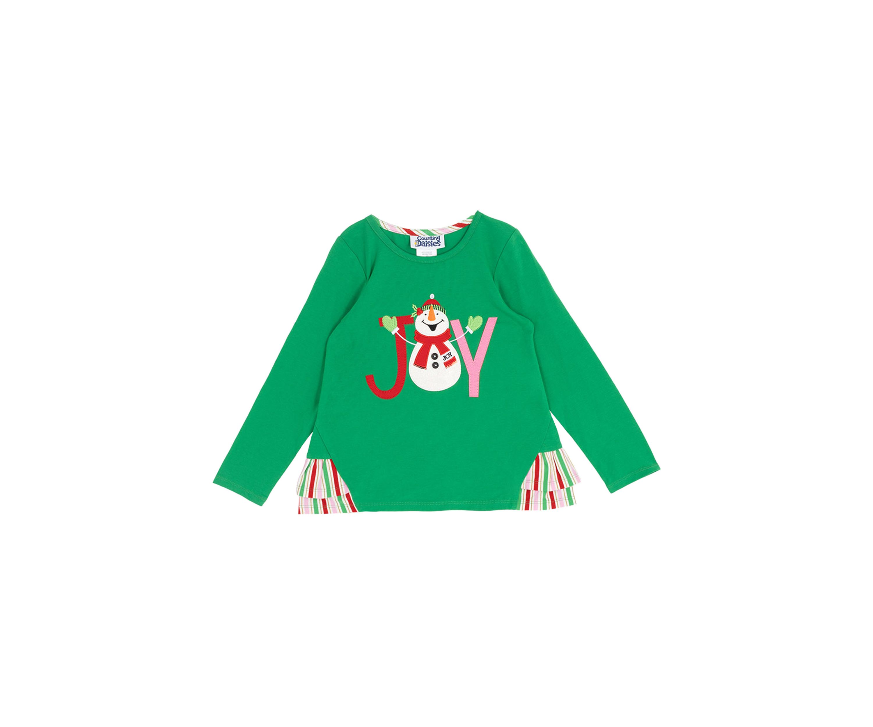 Toddler Girls Long Sleeve Joy Graphic T-Shirt 