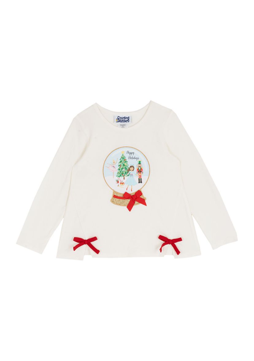 Toddler Girls Long Sleeve Nutcracker T-Shirt 