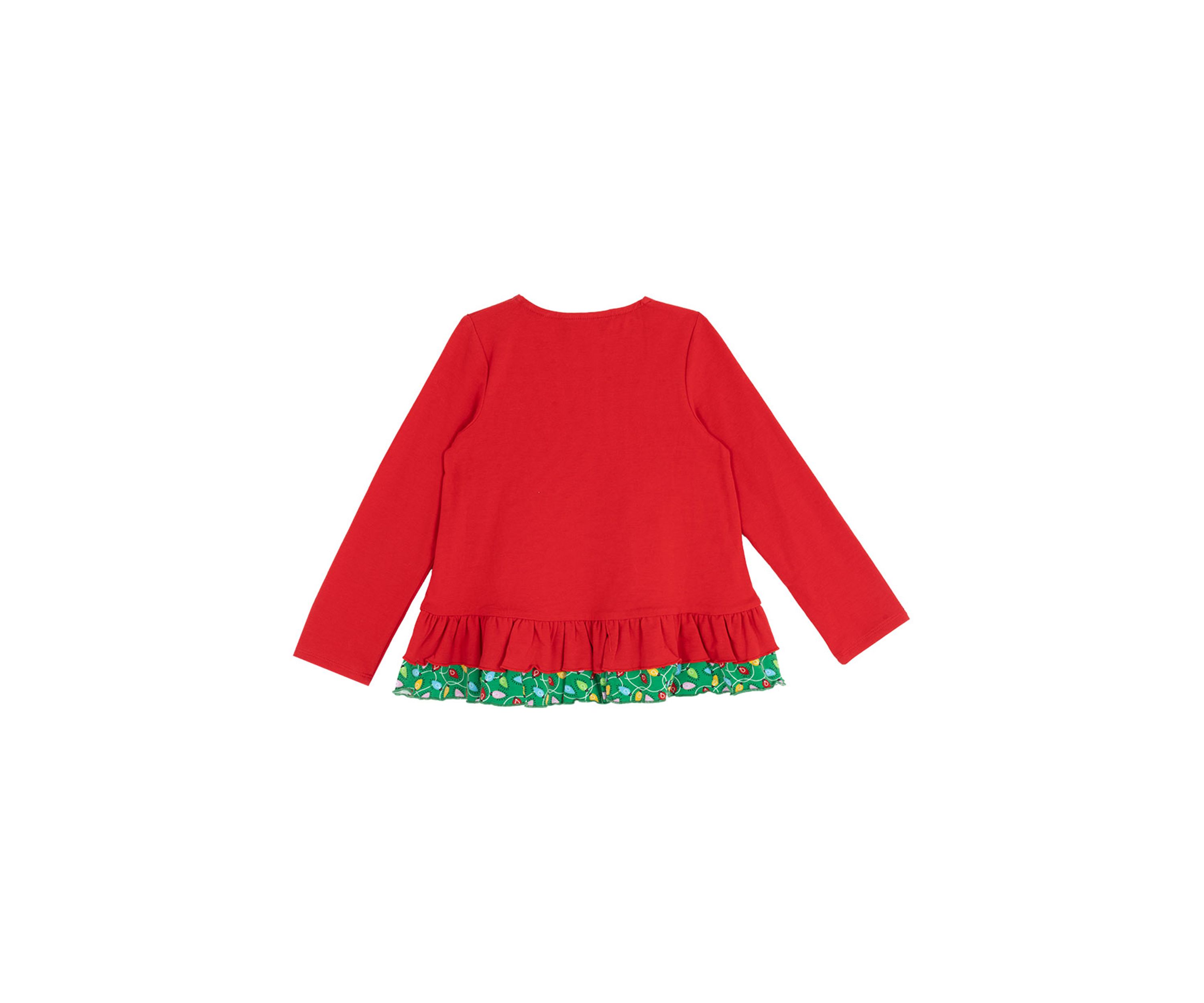 Toddler Girls Long Sleeve Tree Graphic T-Shirt