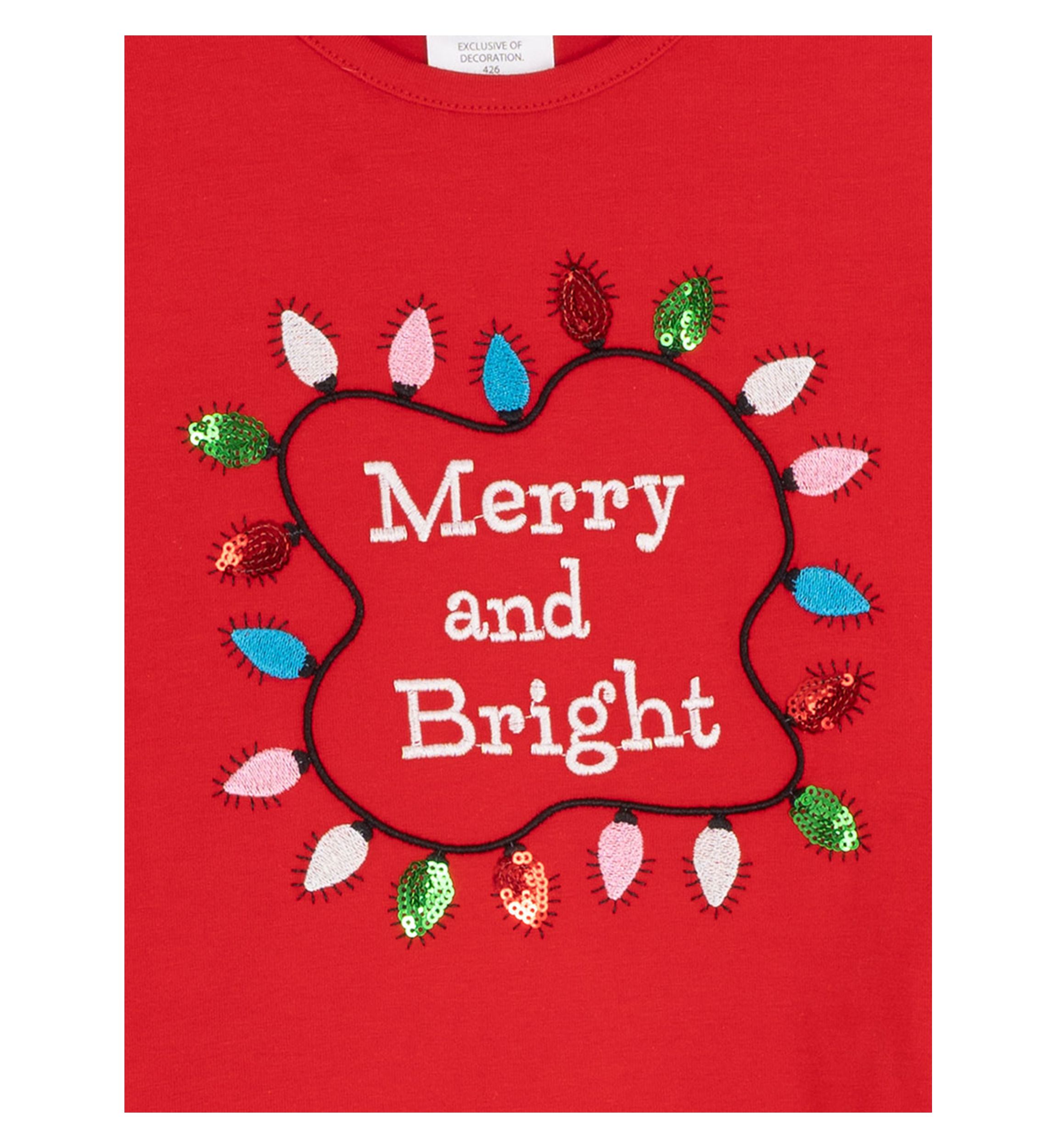 Toddler Girls Merry and Bright Top 