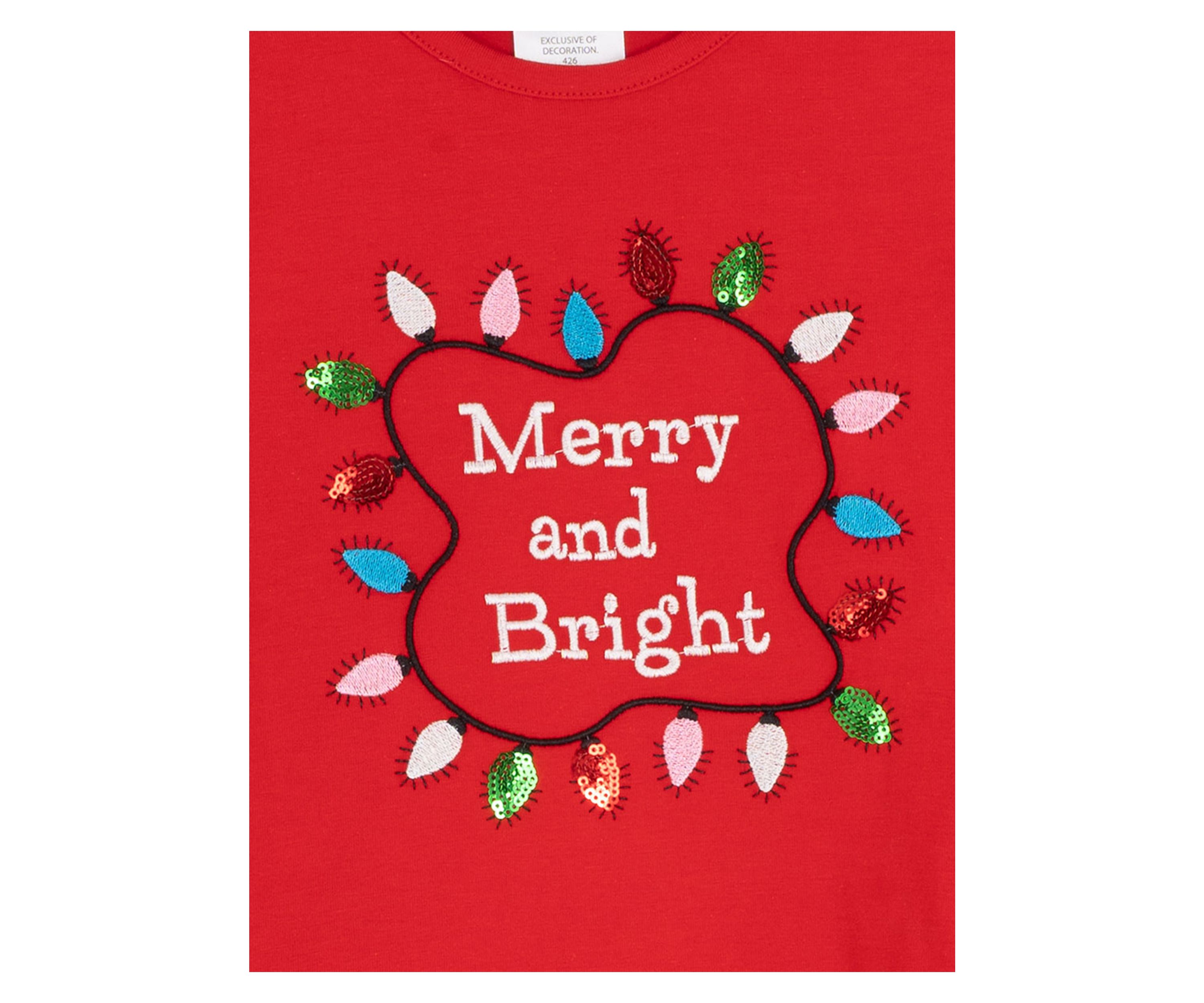Toddler Girls Merry and Bright Top 