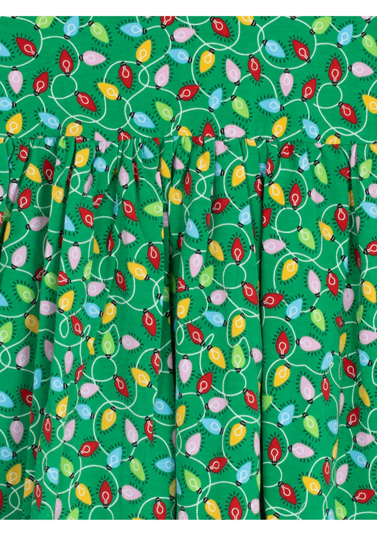 Toddler Girls Long Sleeve Tree Lights Dress