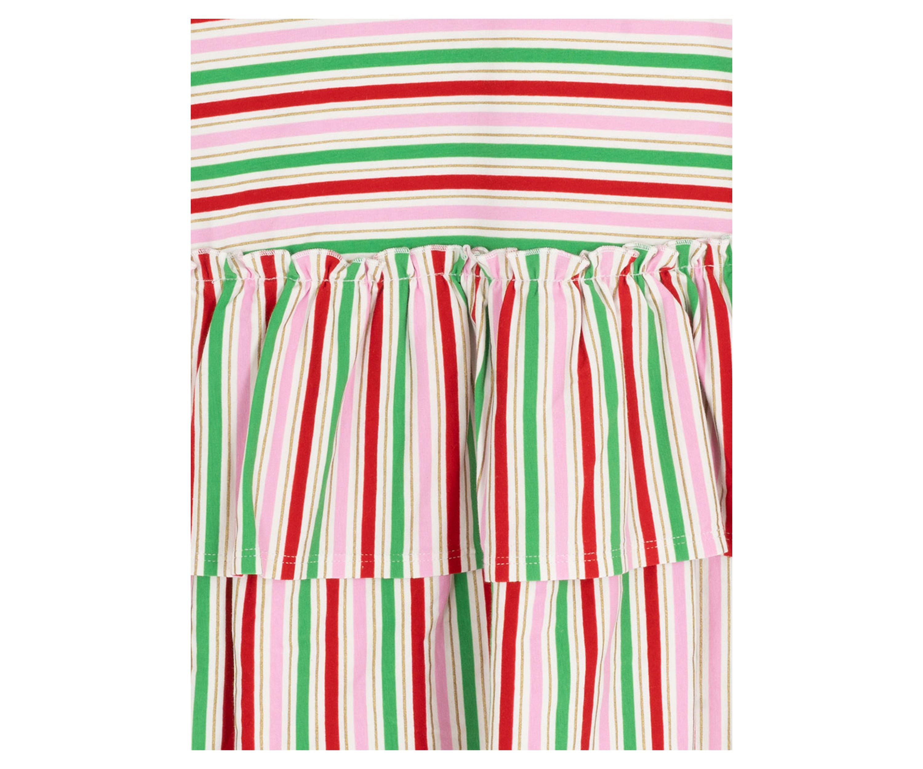 Toddler Girls Long Sleeve Stripe Dress