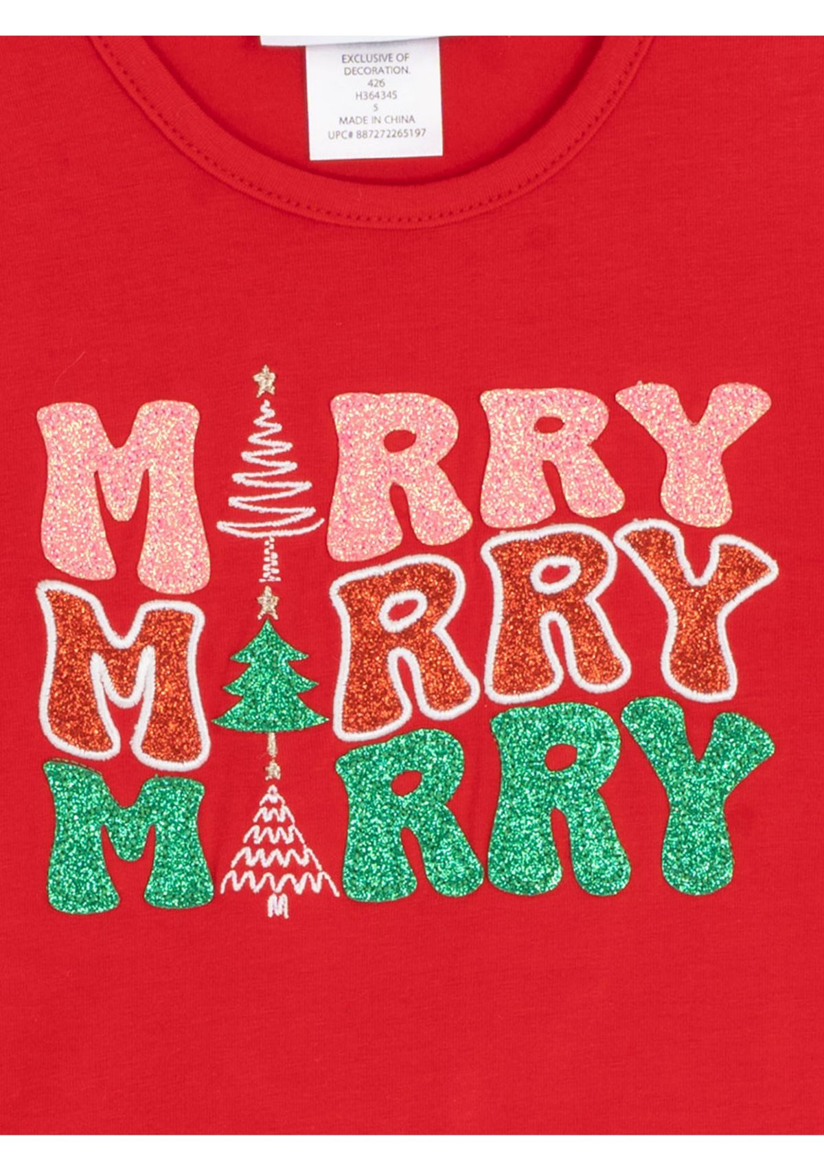 Toddler Girls Long Sleeve Merry Dress