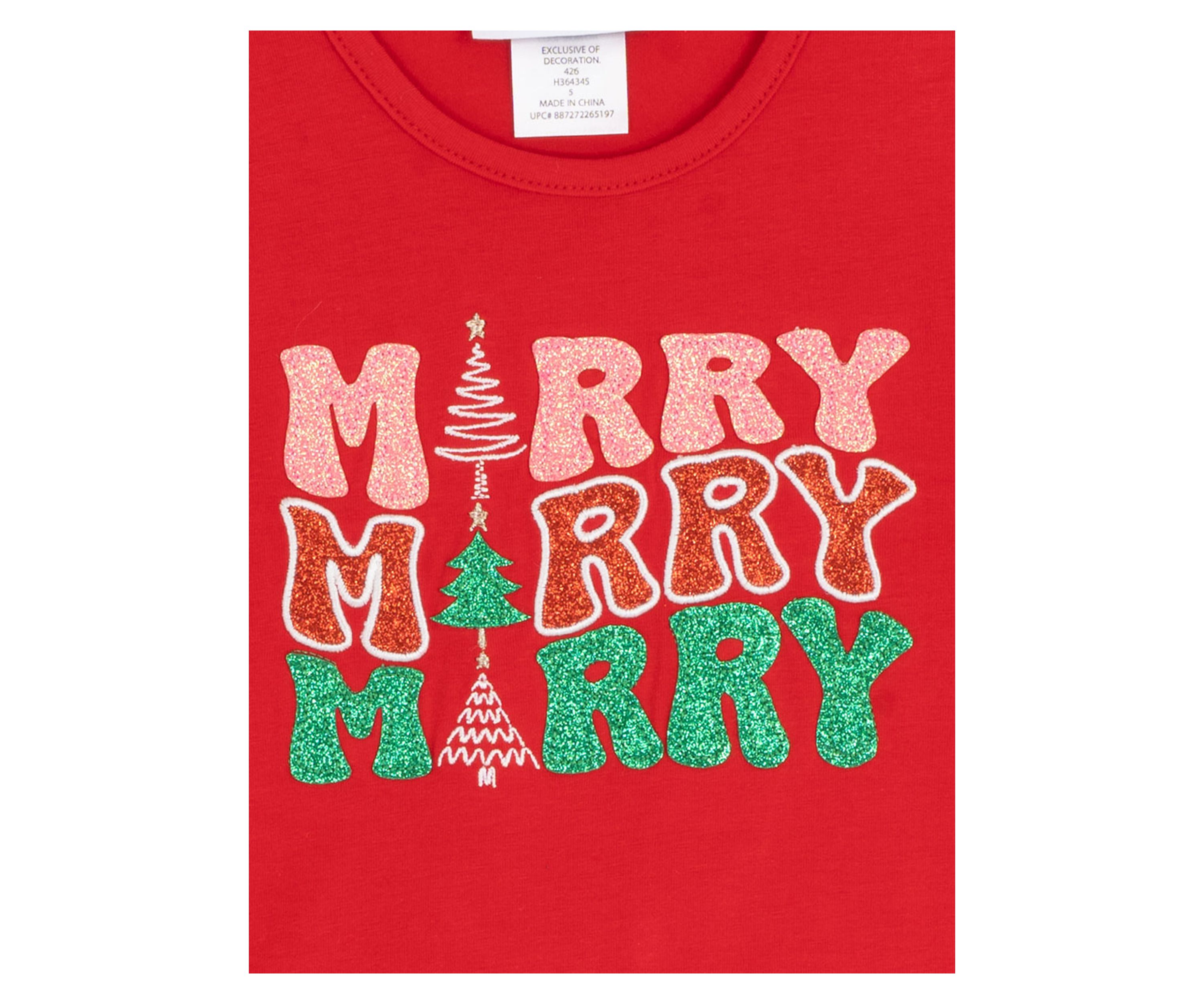 Toddler Girls Long Sleeve Merry Dress