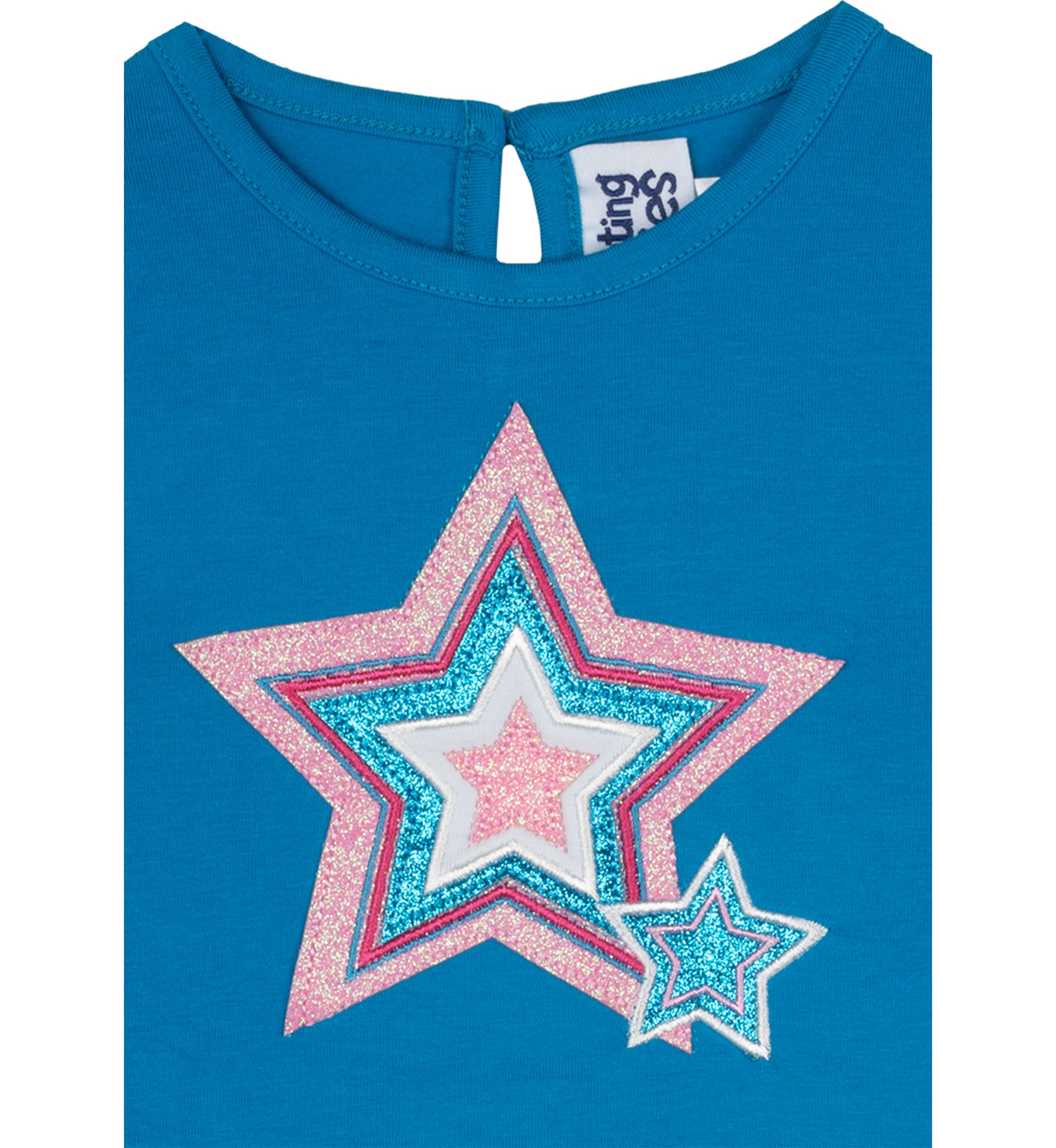 Baby Girls Star Appliqué Top and Leggings Set