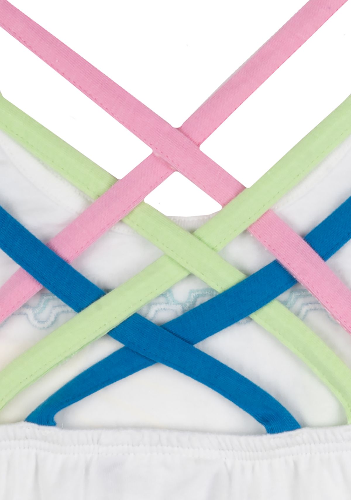 Toddler Girls Crossback Flamingo Graphic Tank Top