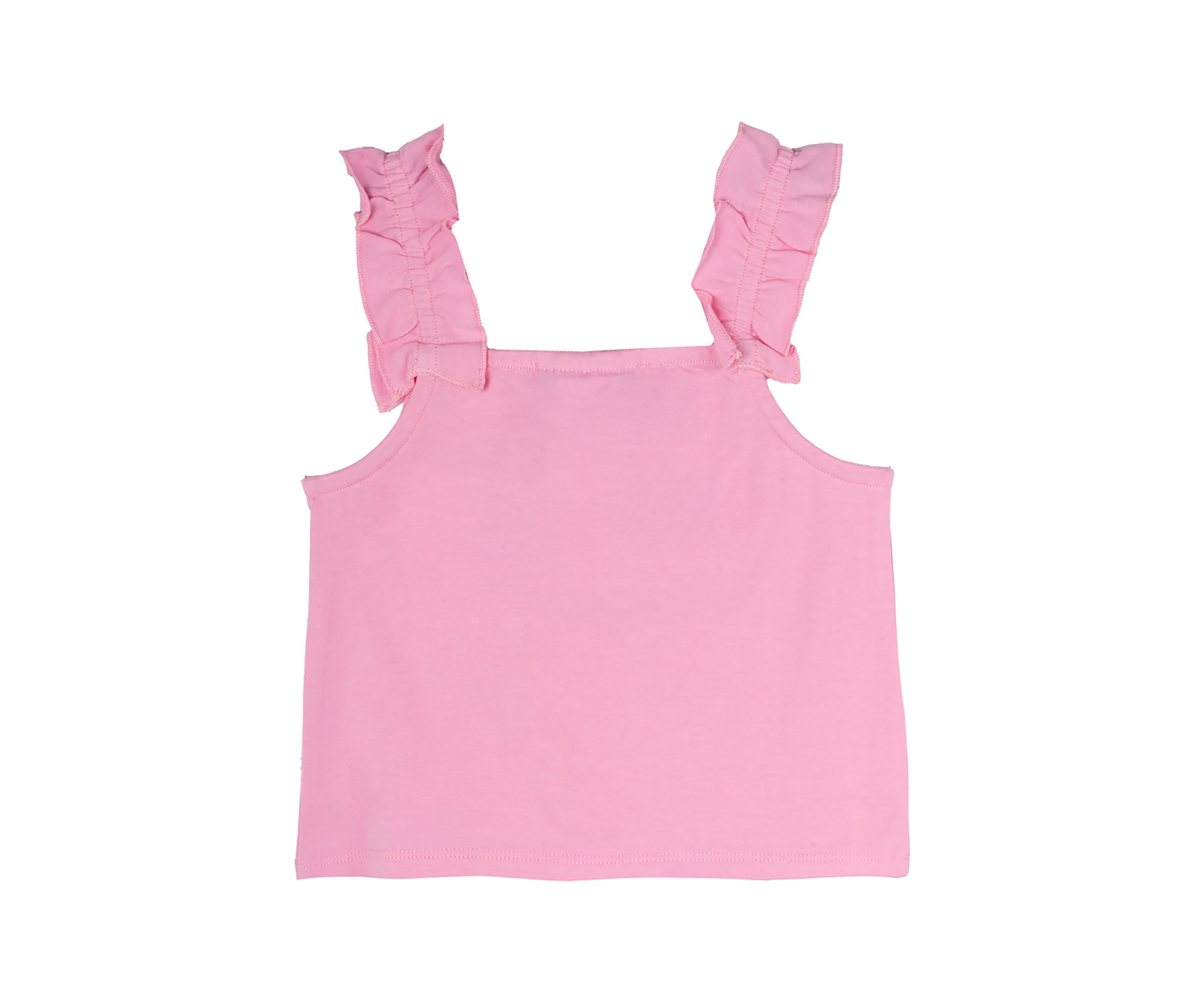 Toddler Girls Flamingo Graphic Ruffle Tank Top