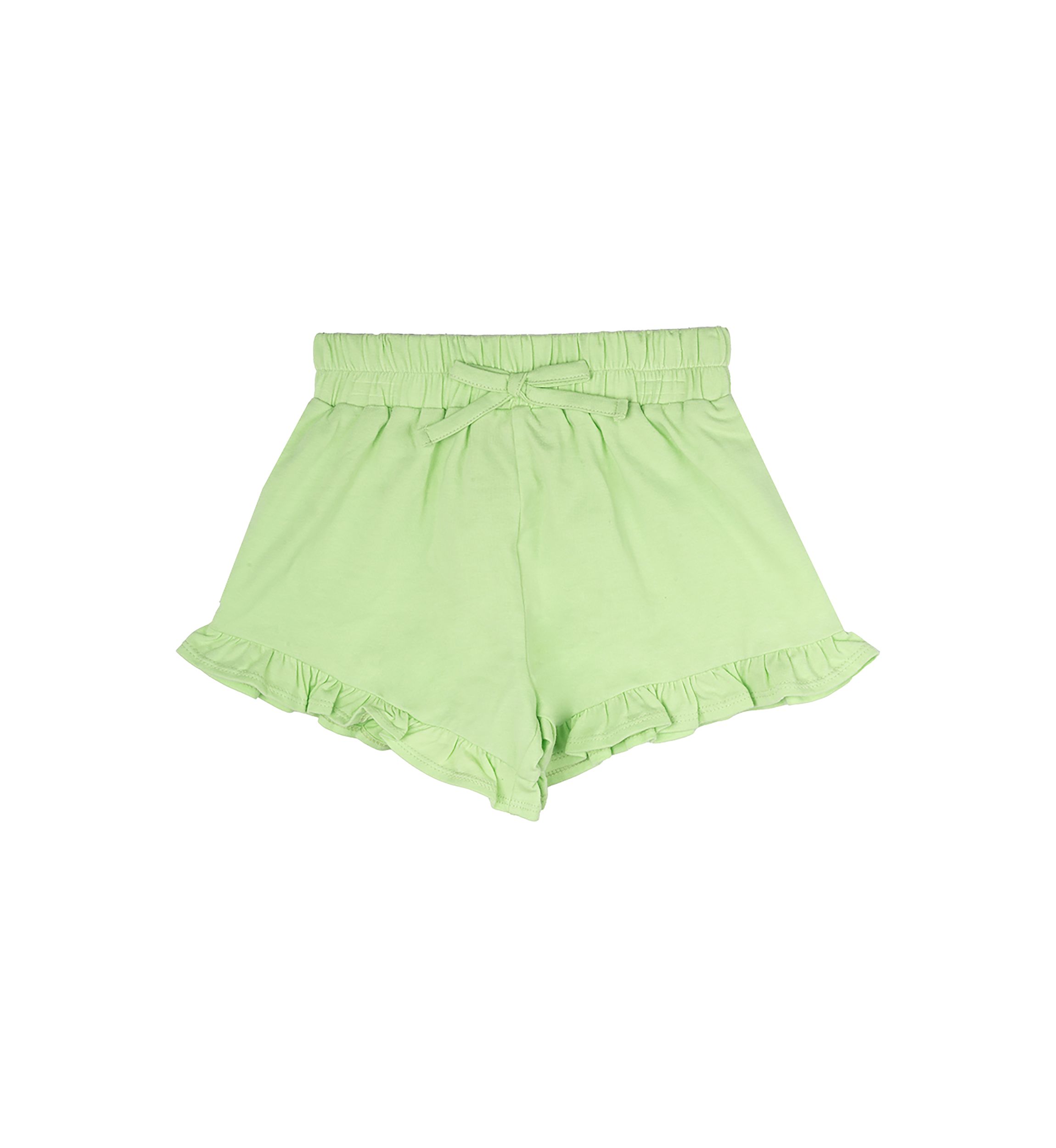 Toddler Girls Solid Flutter Hem Shorts