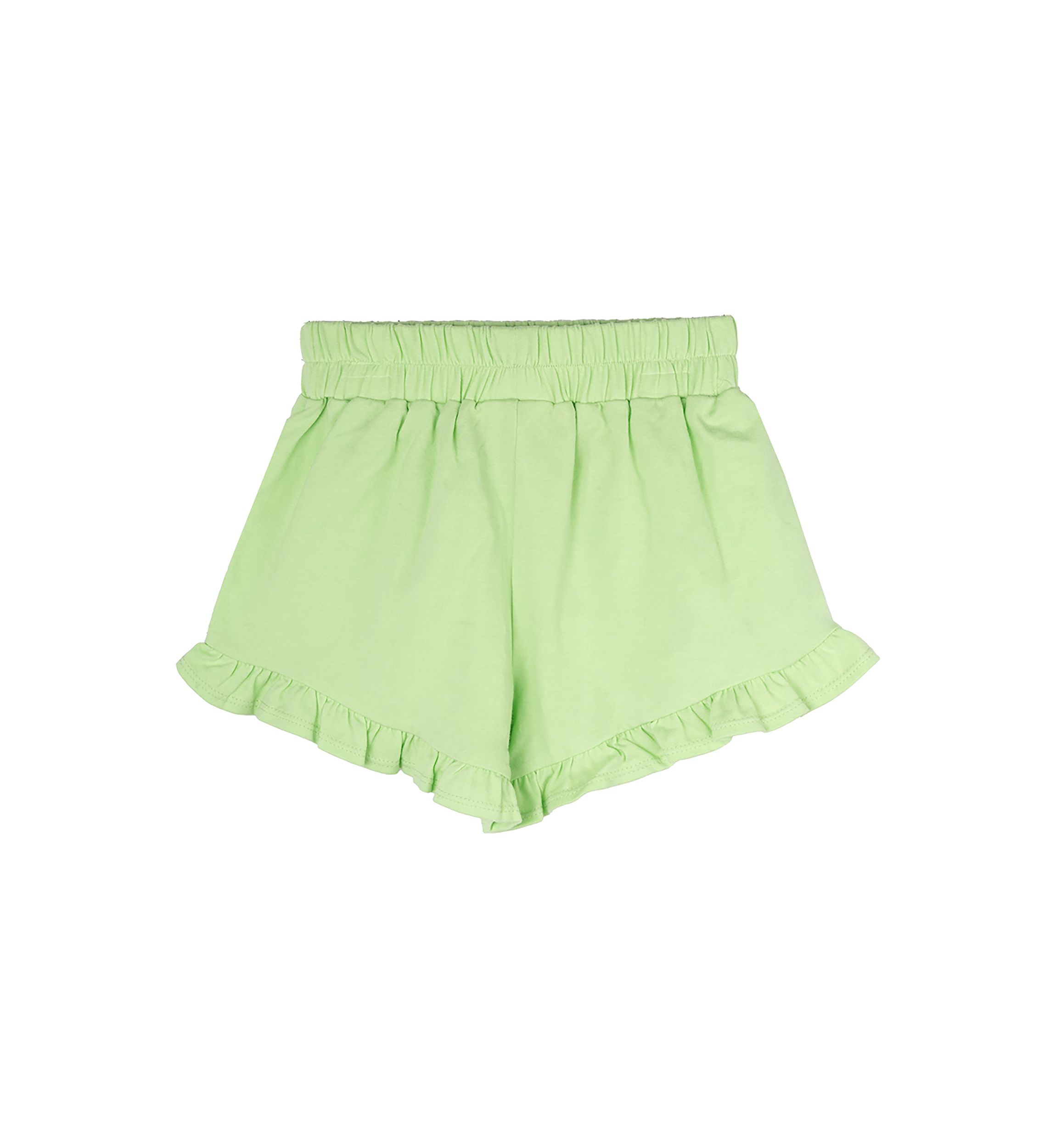 Toddler Girls Solid Flutter Hem Shorts