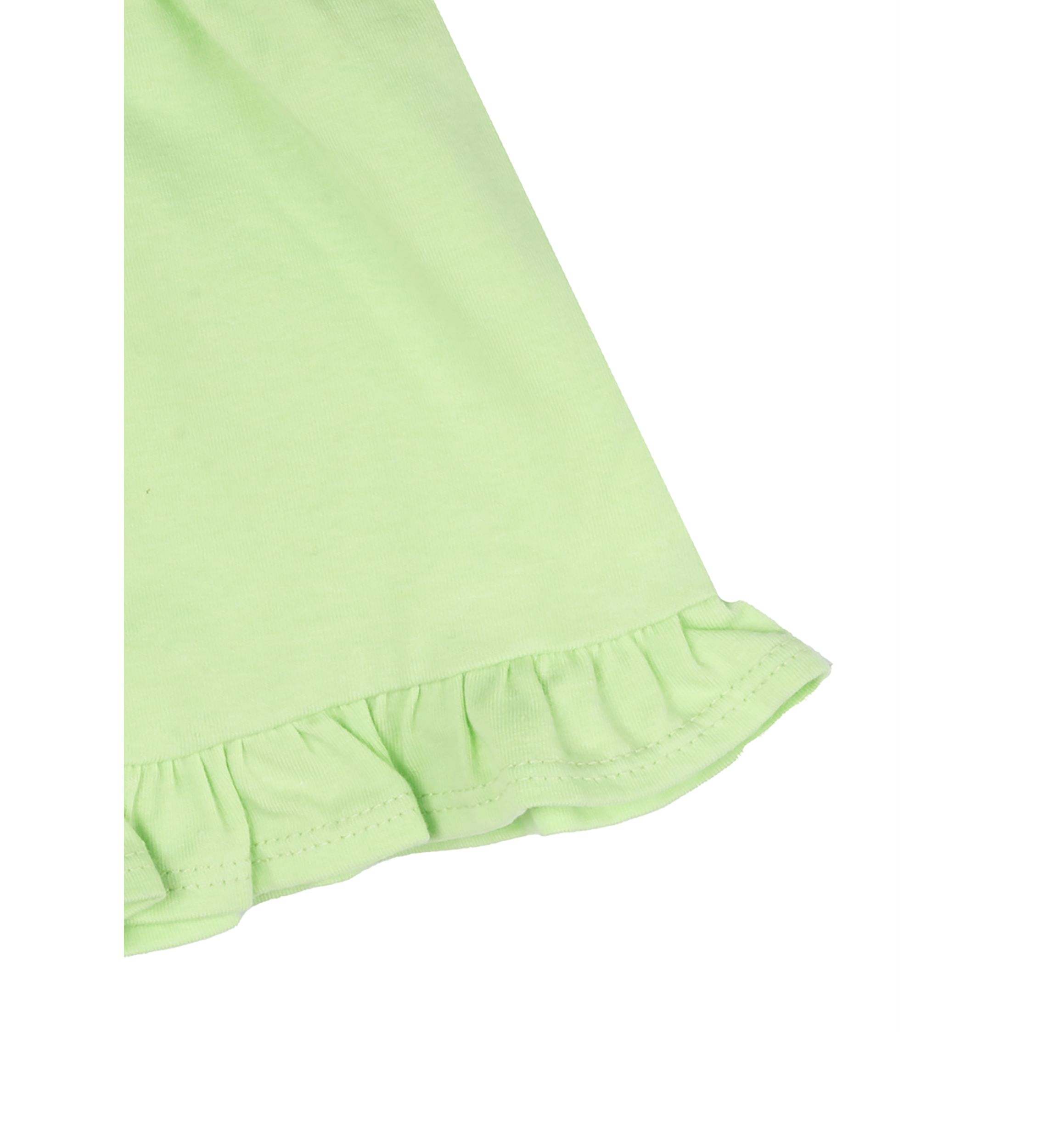 Toddler Girls Solid Flutter Hem Shorts