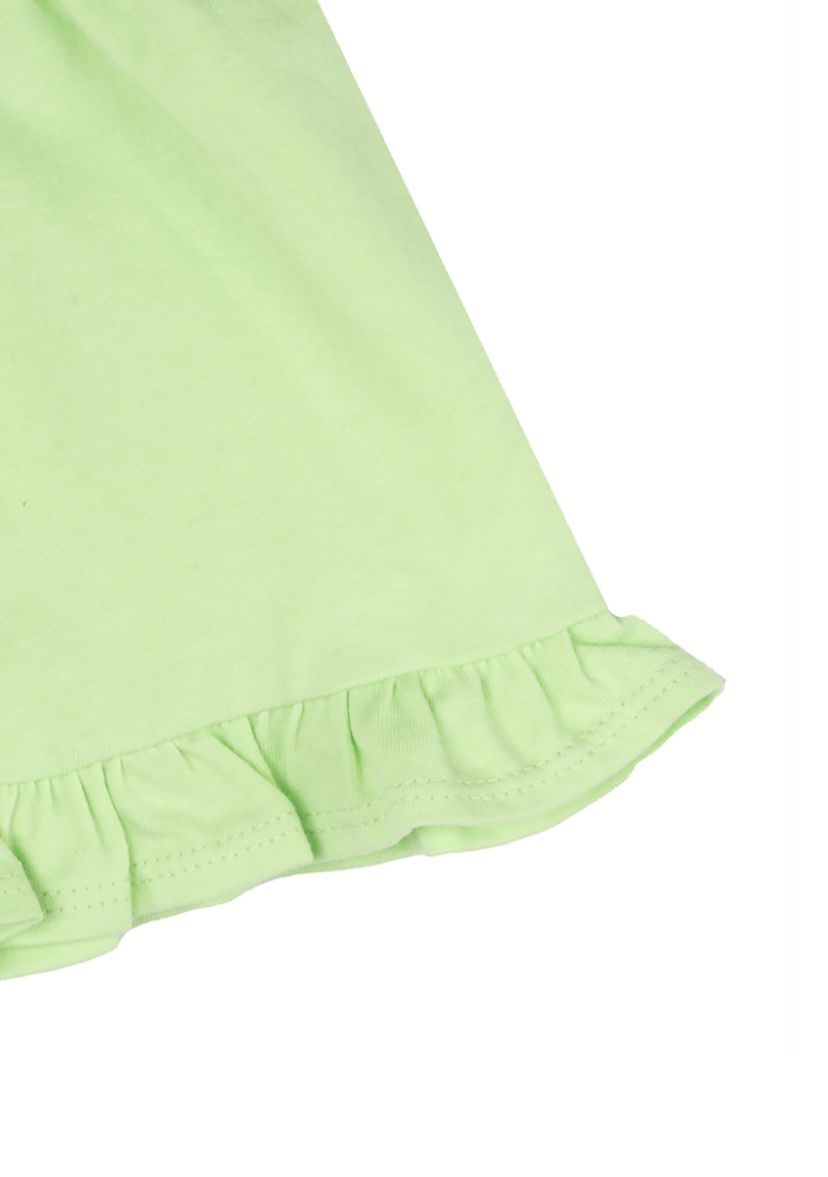 Toddler Girls Solid Flutter Hem Shorts