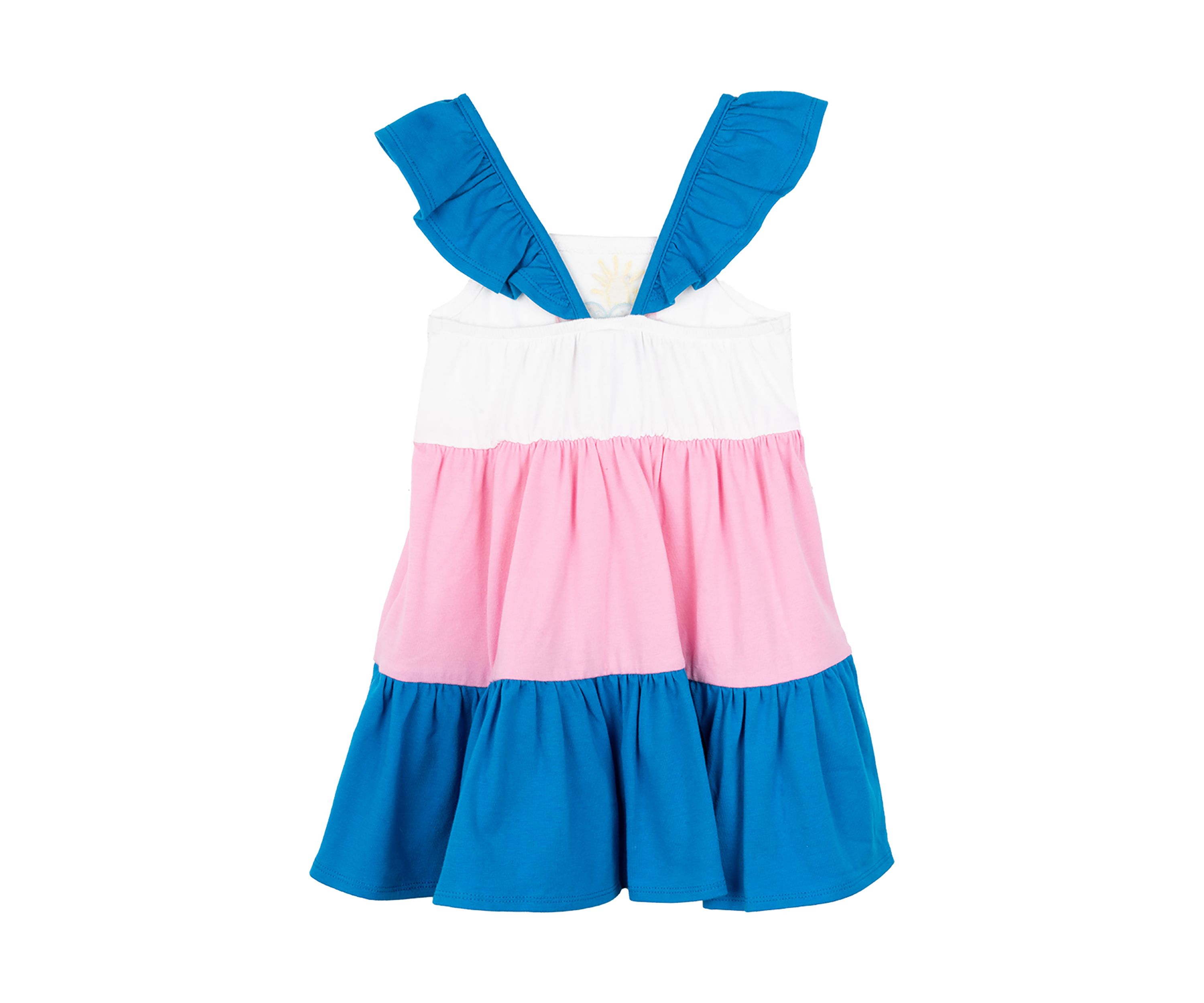 Toddler Girls Flamingo Graphic Tiered Dress