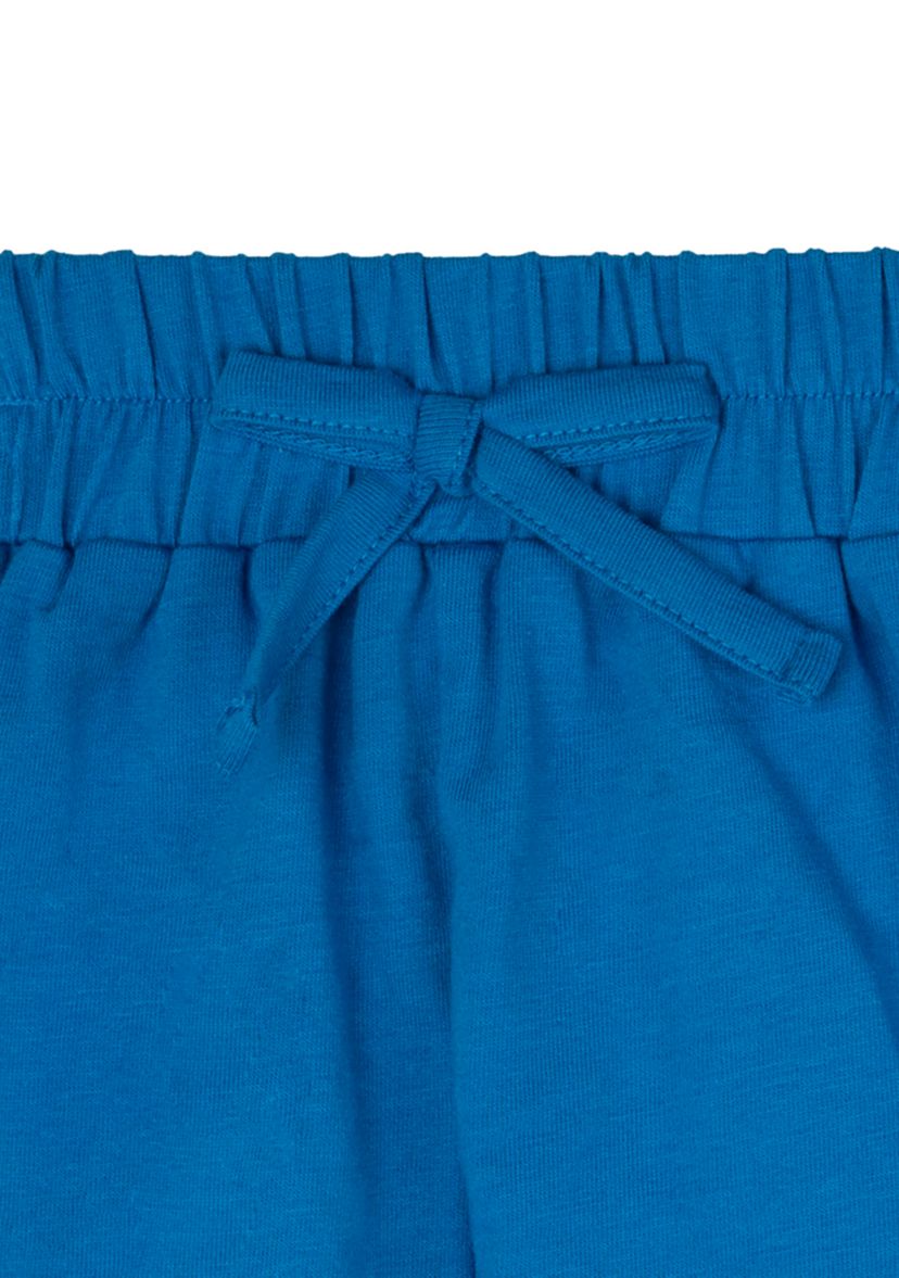 Toddler Girls Solid Flutter Hem Shorts