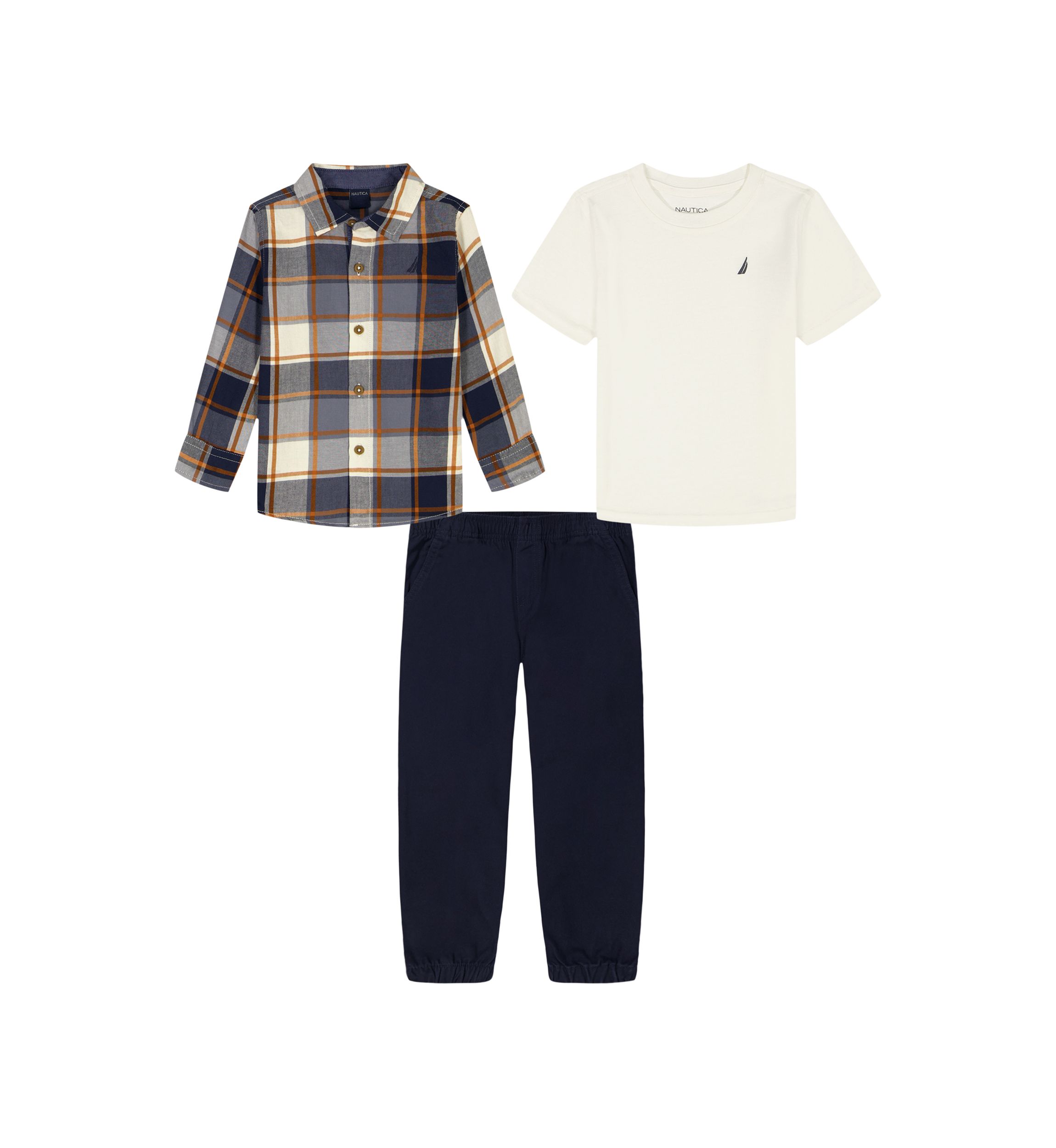Baby Boys 3-Piece Woven Set