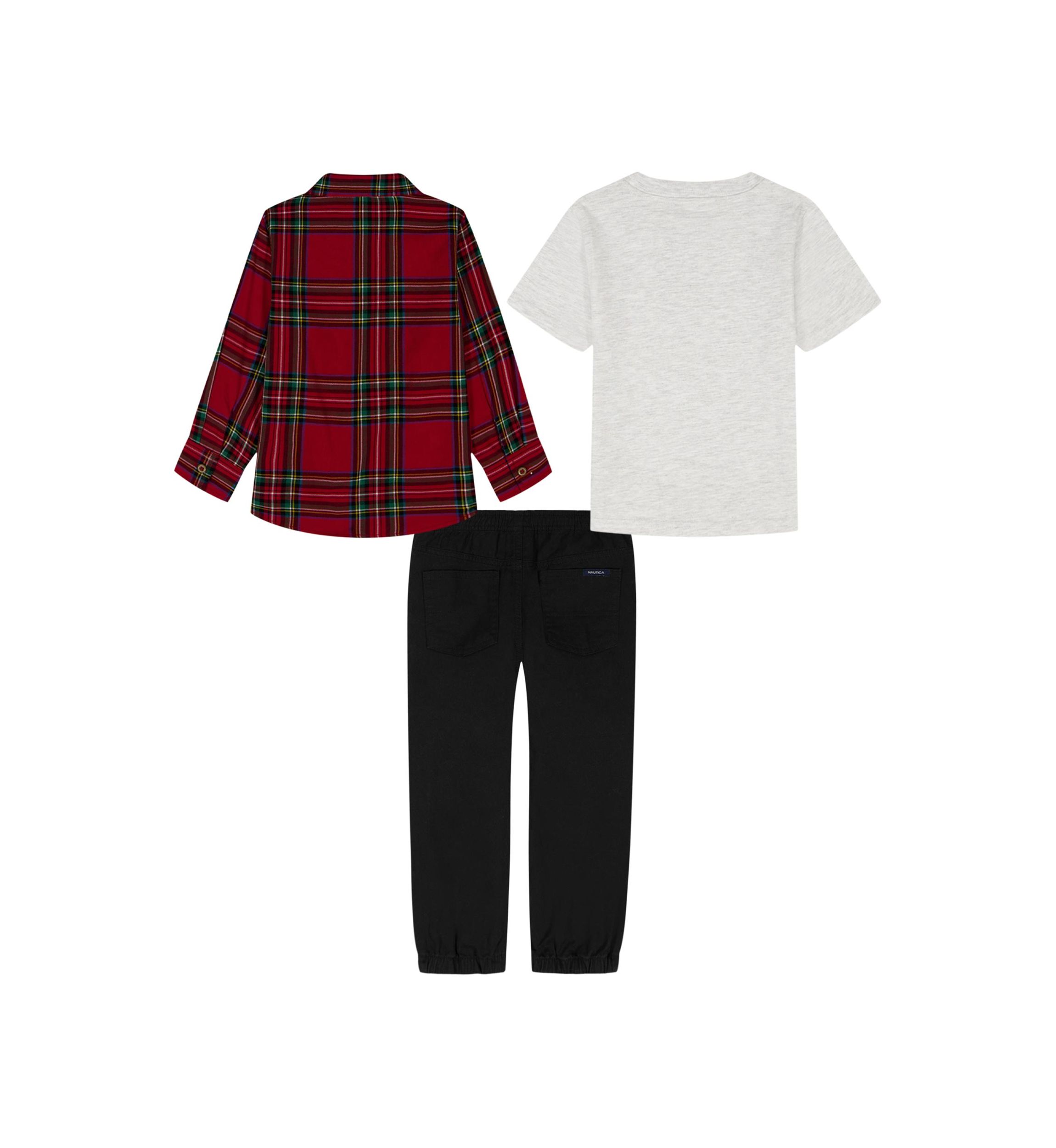 Baby Boys Three Piece Woven Pants Set