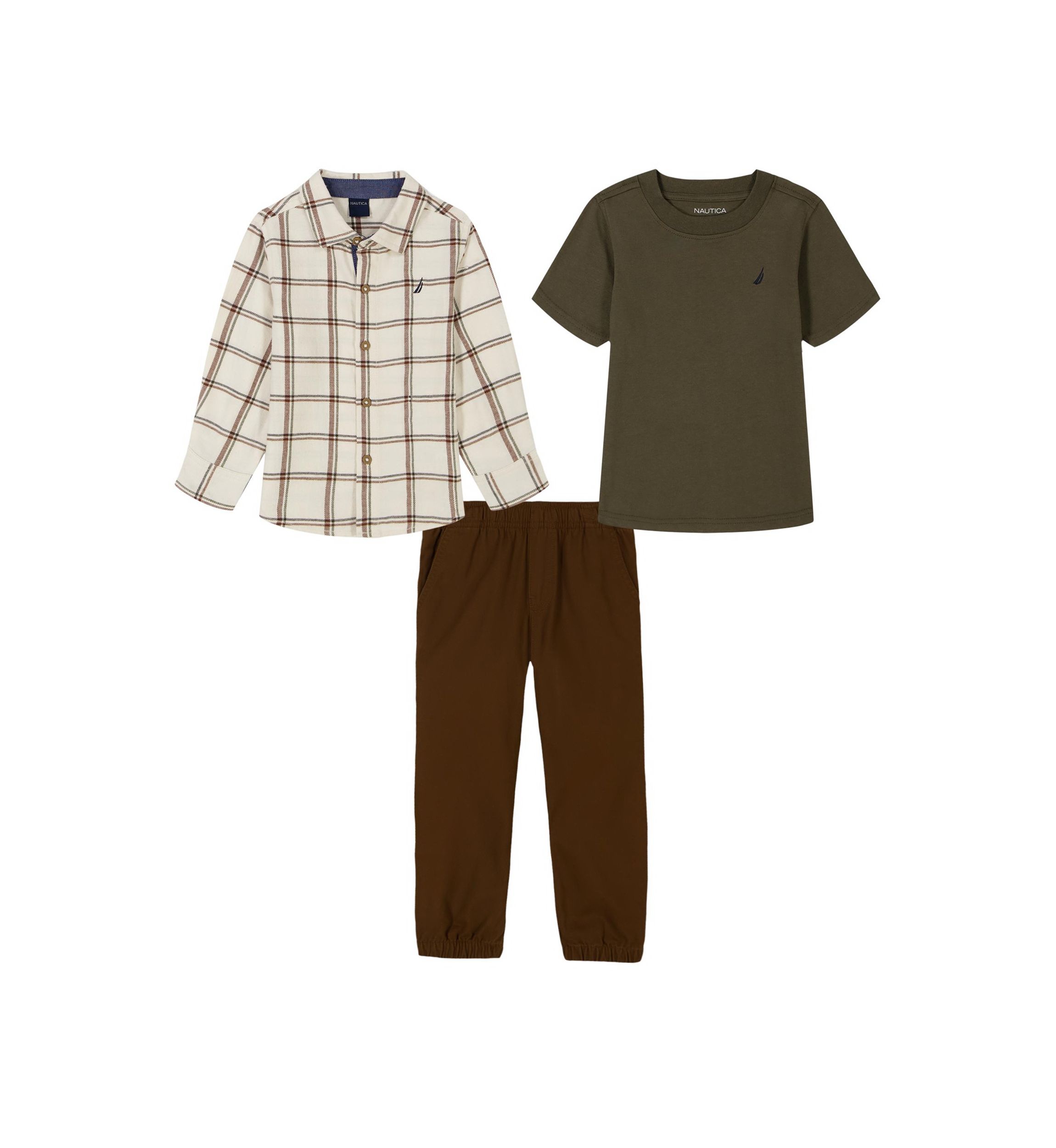 Toddler Boys 3 Piece Woven Pants Set